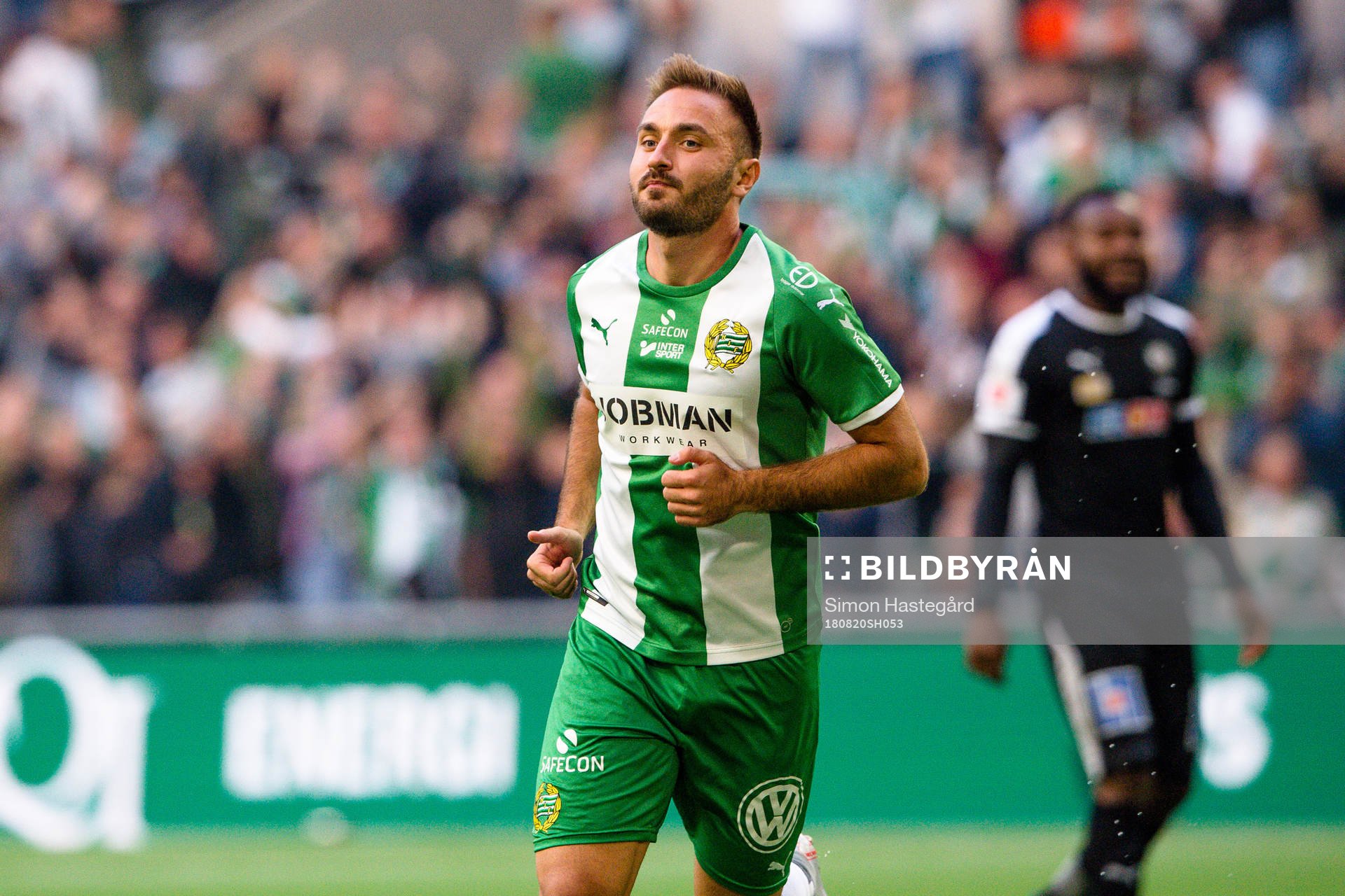 Hammarbys Muamer Tankovic jublar