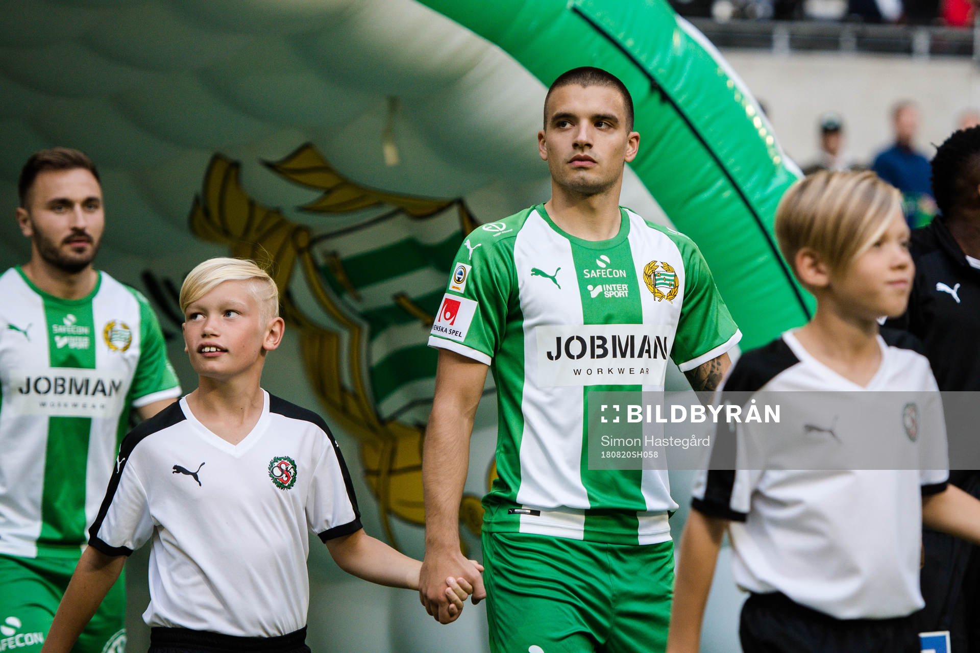 Hammarbys Vladimir Rodic före  fotbollsmatchen i