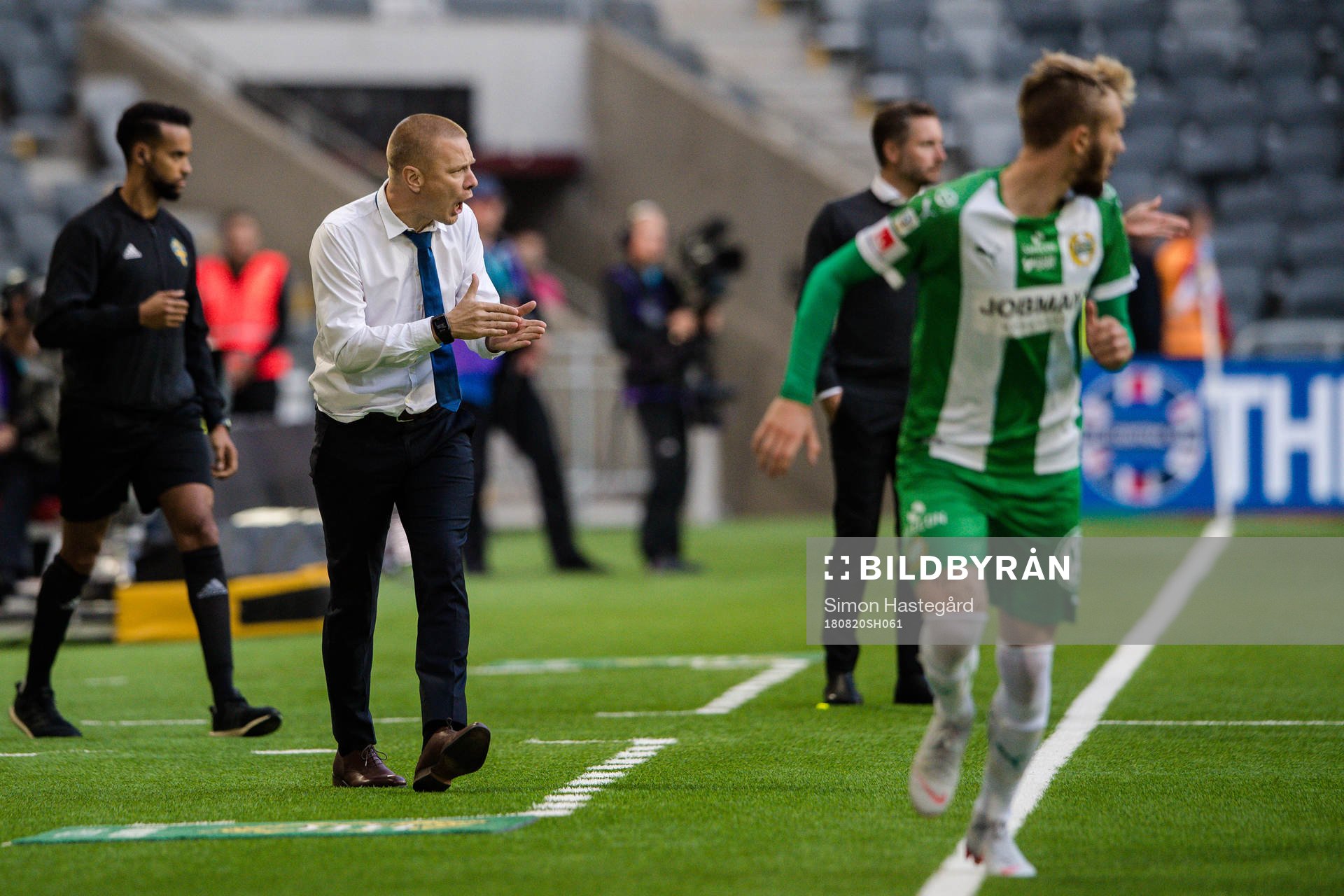 Hammarbys tränare Stefan Billborn