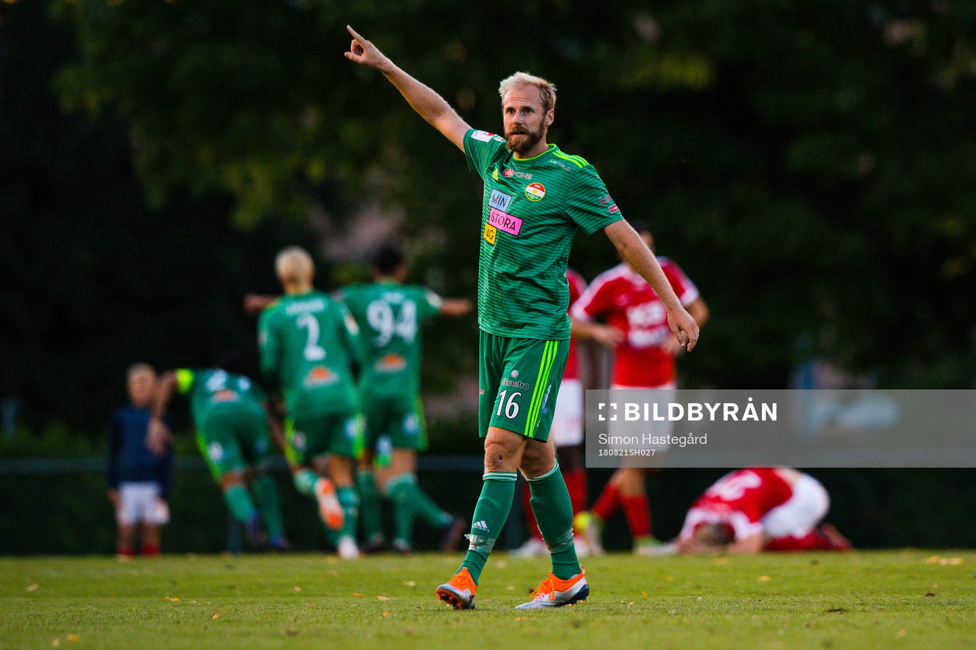 Dalkurds Markus Thorbjörnsson jublar