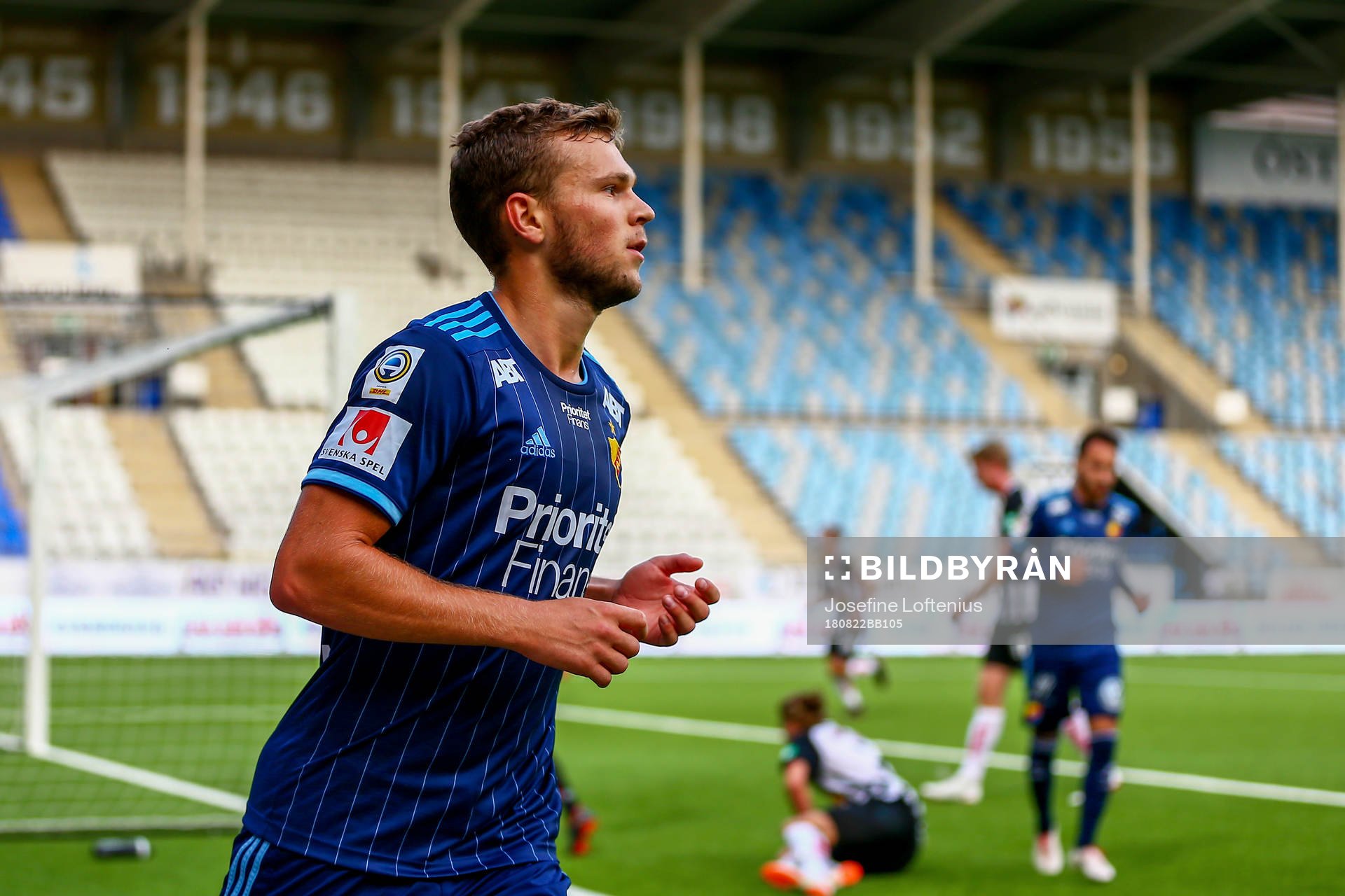 Djurgårdens Jesper Karlström jublar