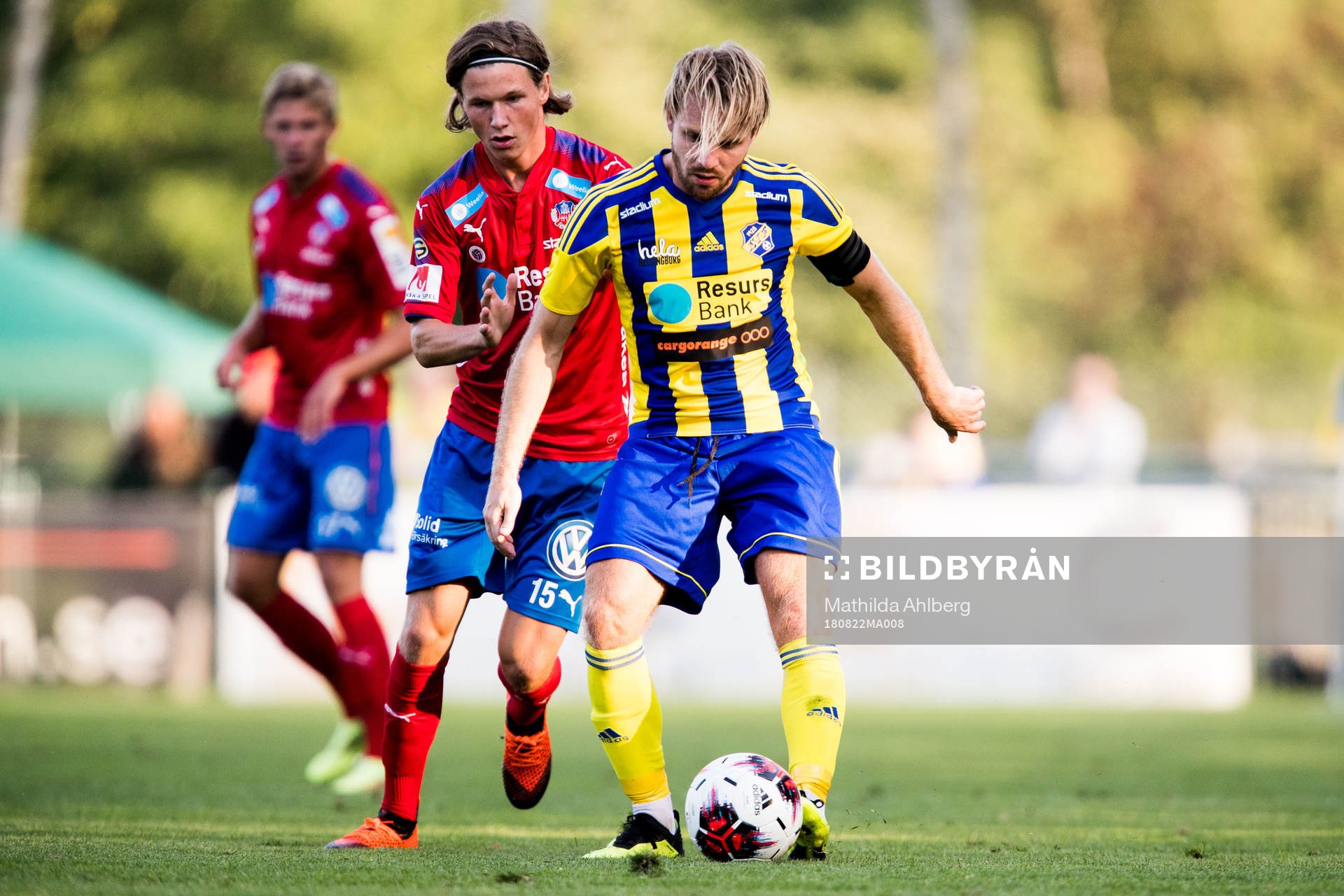 Helsingborgs Max Svensson och Eskilsminnes Mathias Unkuri