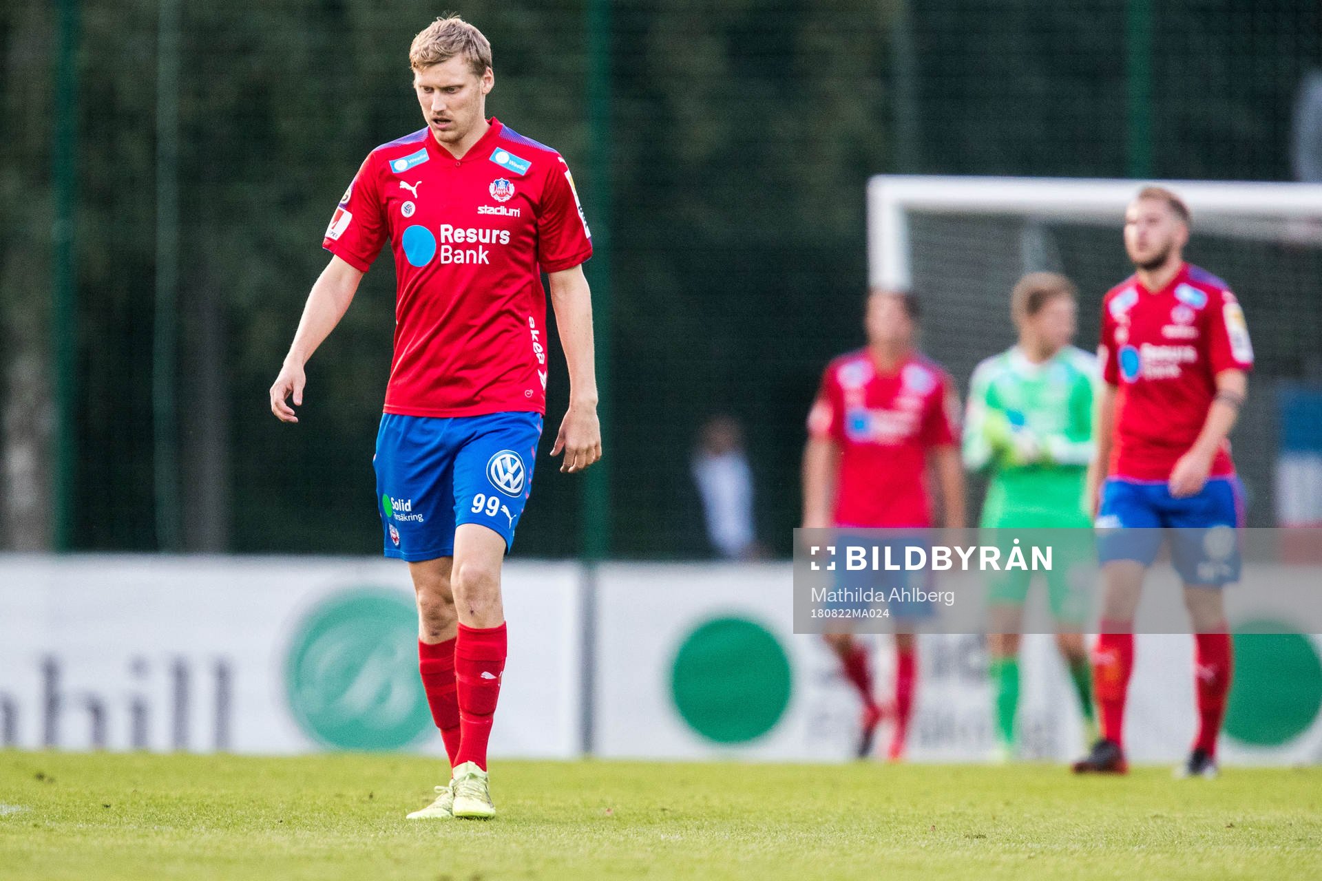 Helsingborgs Andri Runar Bjarnason deppar
