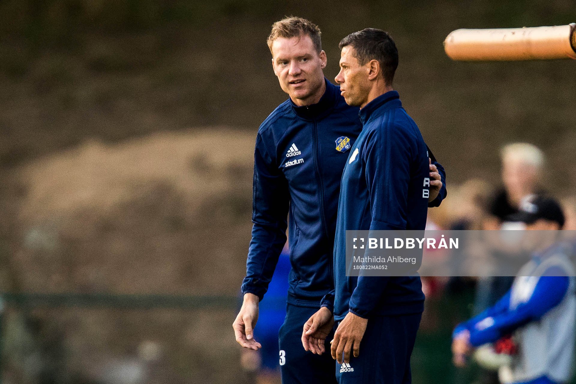 Eskilsminnes assisterande tränare Marcus Nilsson  och
