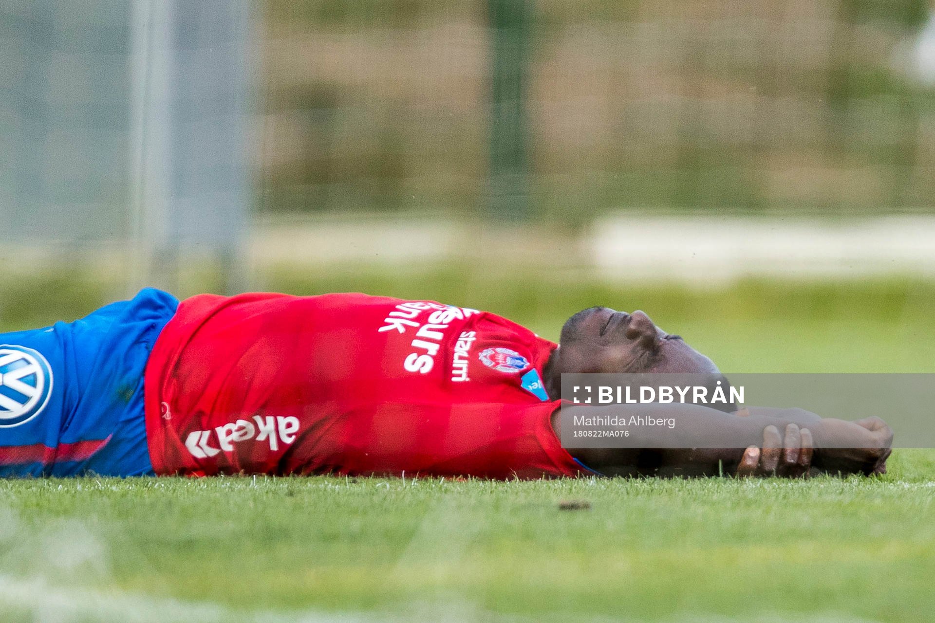 Helsingborgs Thierry Zahui deppar
