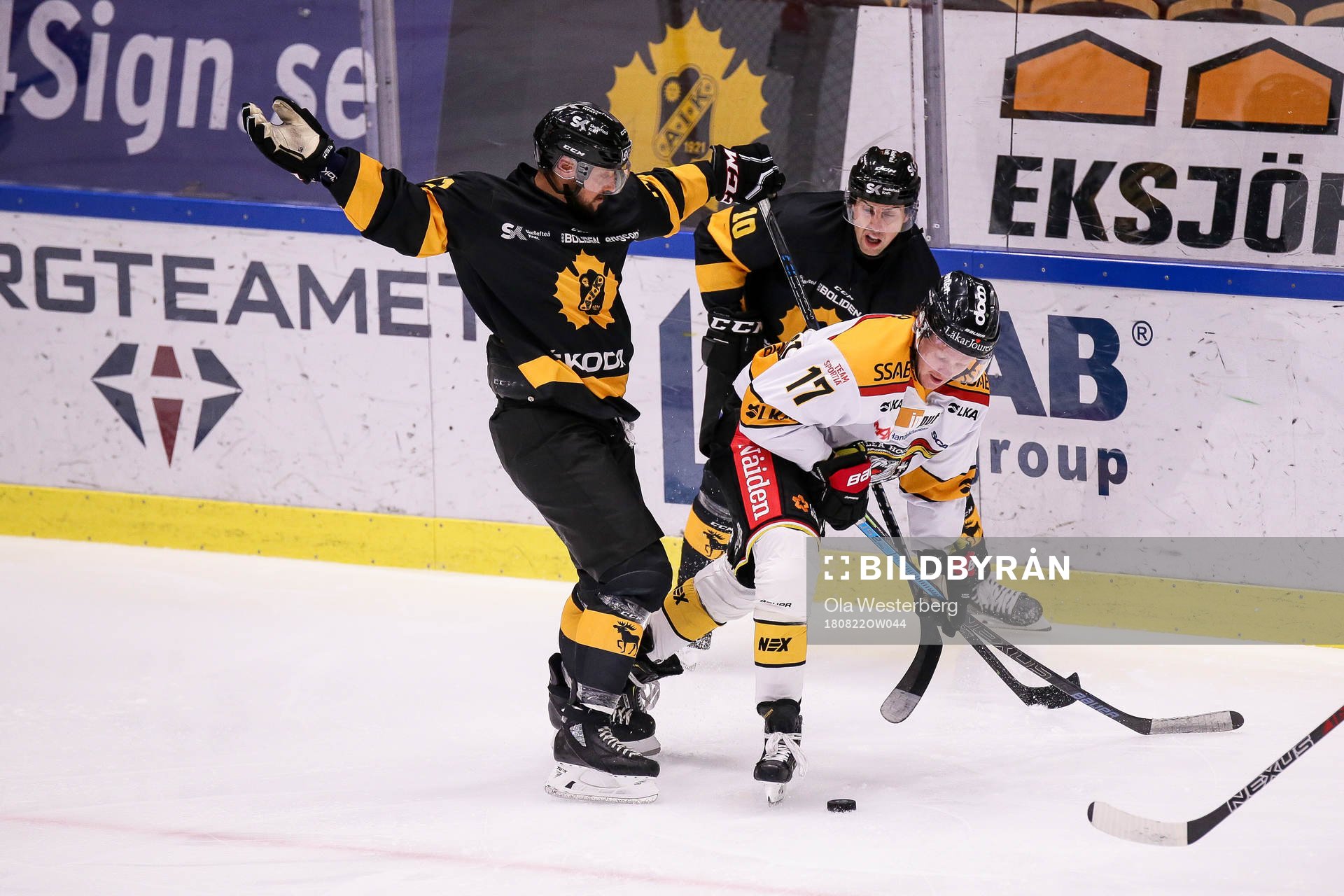 Skellefteås Juhamatti Aaltonen och Joakim Lindström