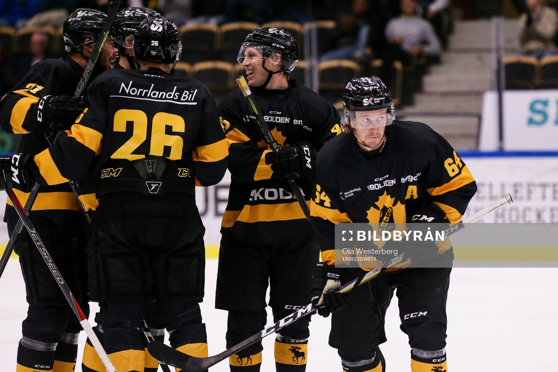 Skellefteås Jonathan Pudas, Mathis Olimb , Patrik Norén