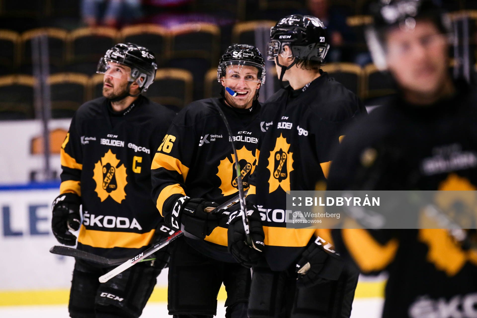 Skellefteås Patrik Norén jublar