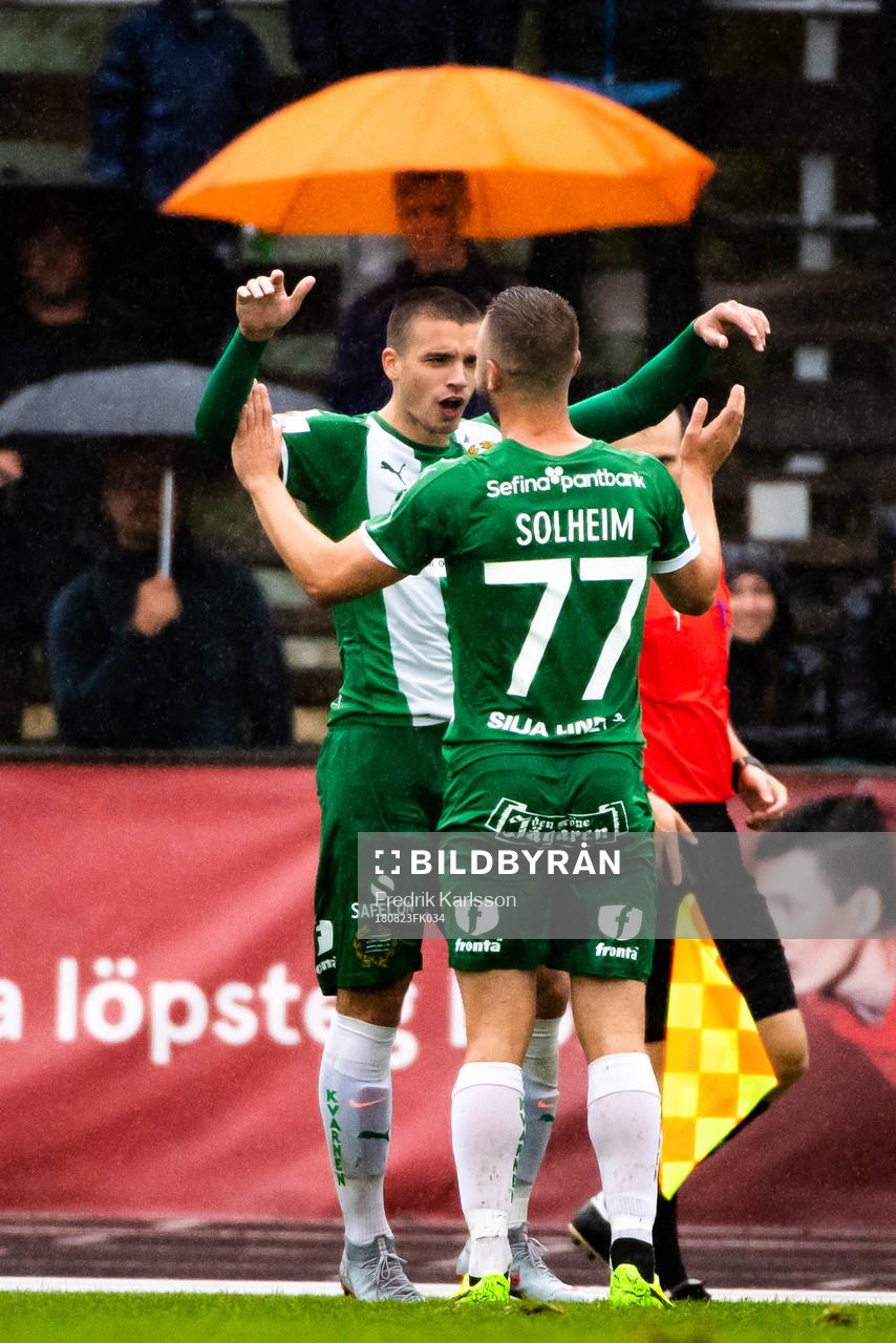 Hammarbys Vladimir Rodic jublar