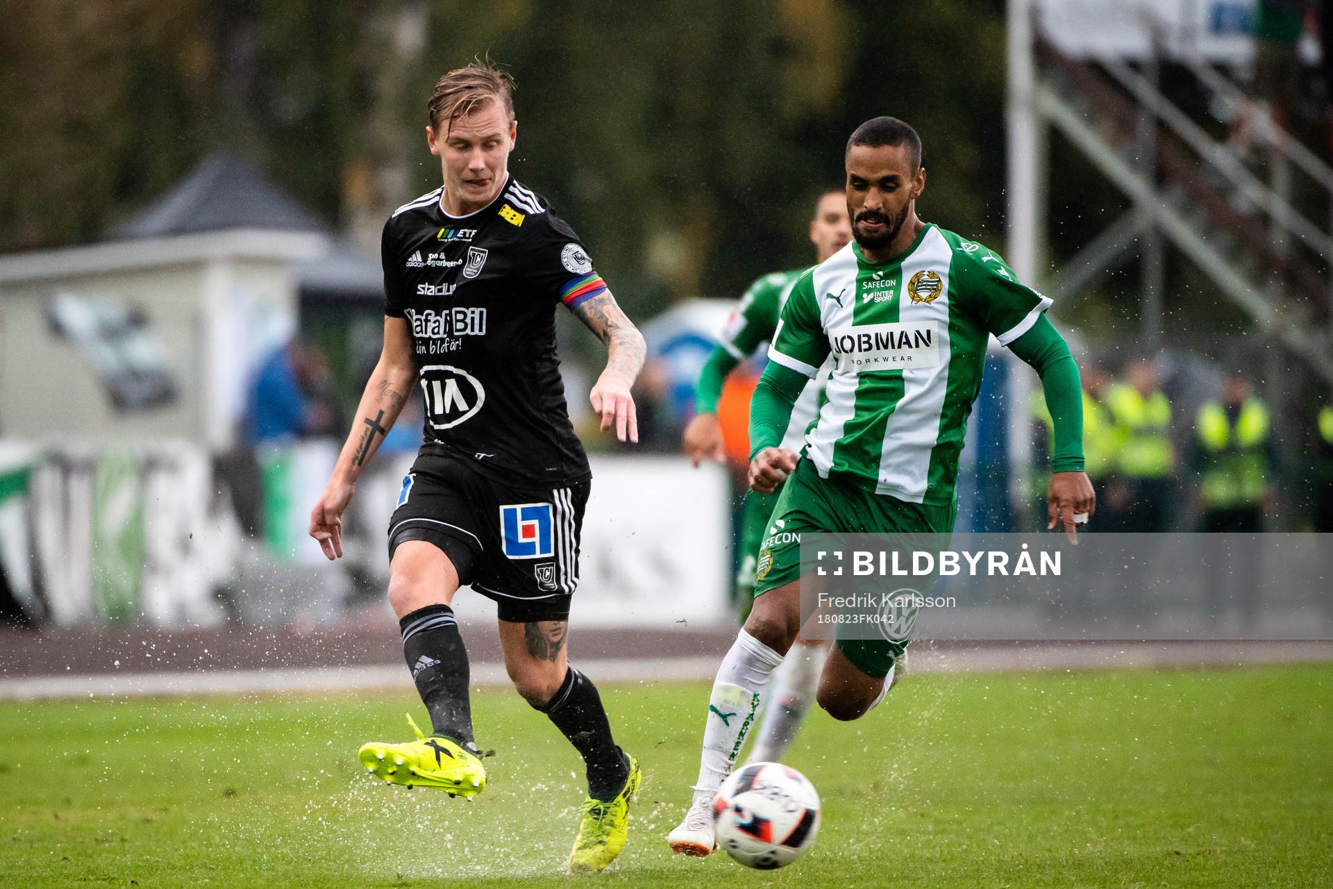 Carlstads Erik Sachs och Hammarbys Junes Barny