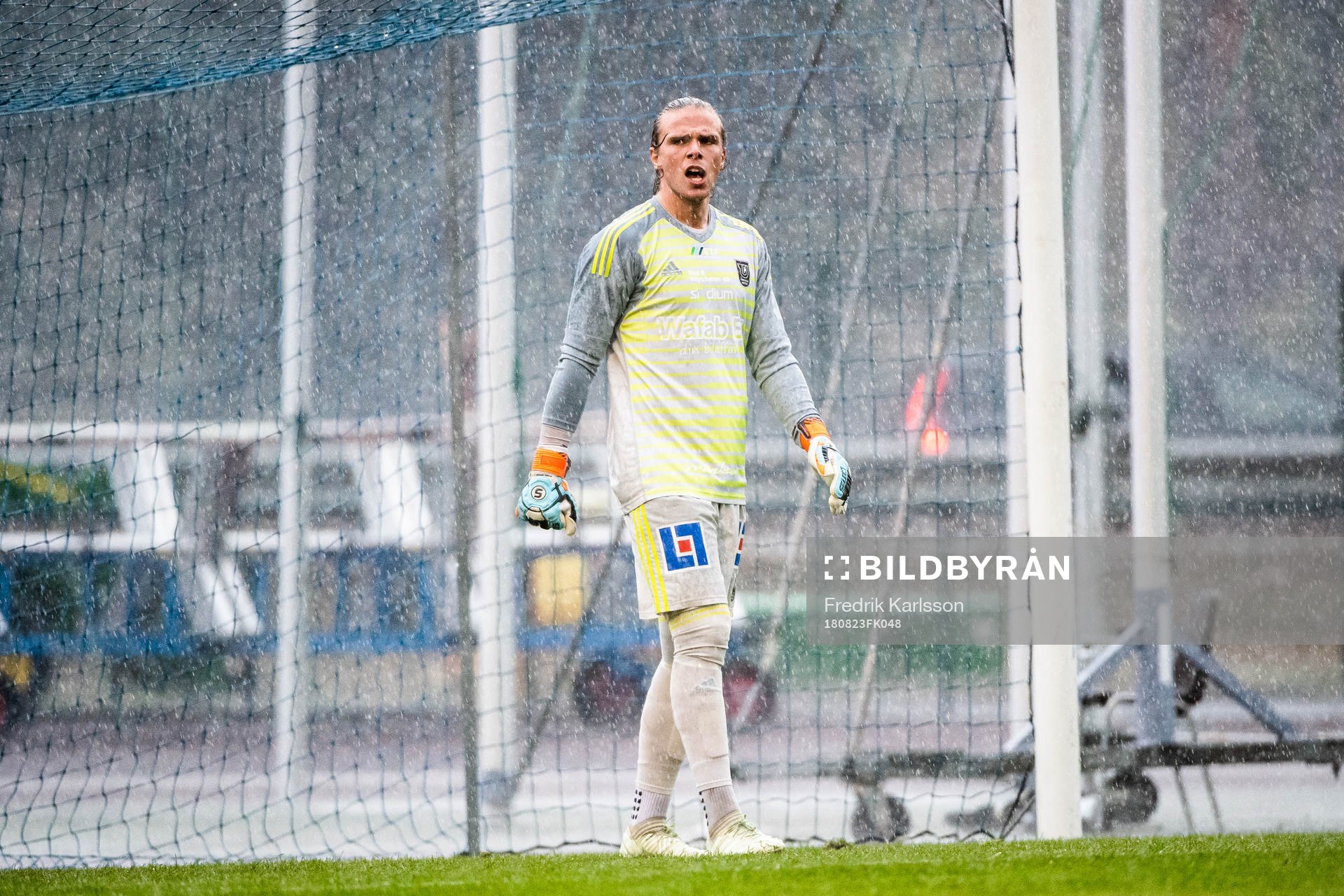 Carlstads målvakt Tobias Johansson