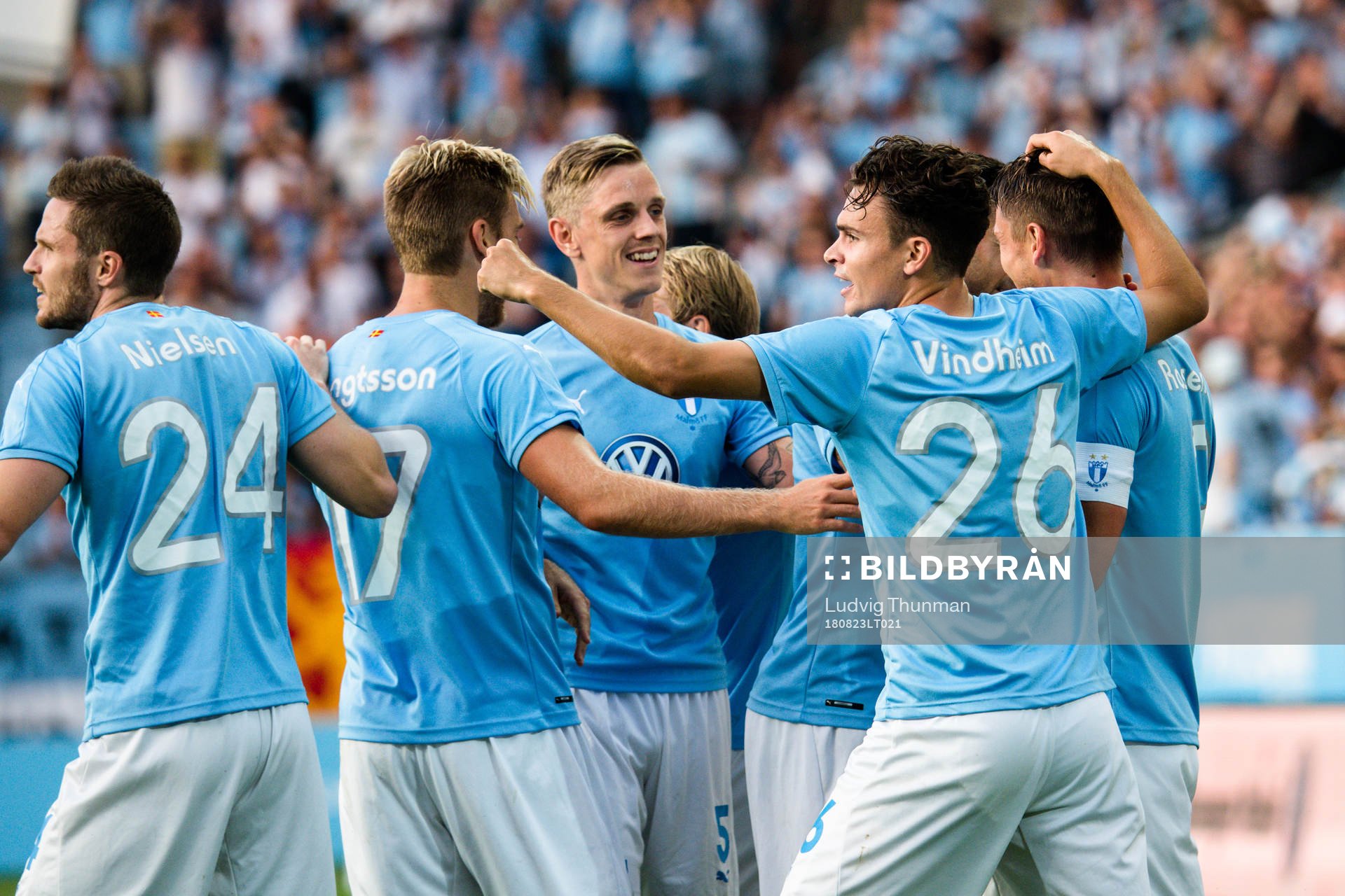 Sören Rieks and Andreas Vindheim of Malmö FF celebrates