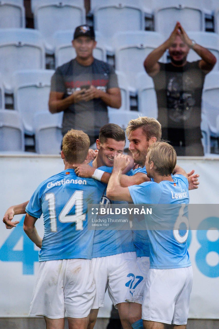 Marcus Antonsson of Malmö FF celebrates the 2-0 goal