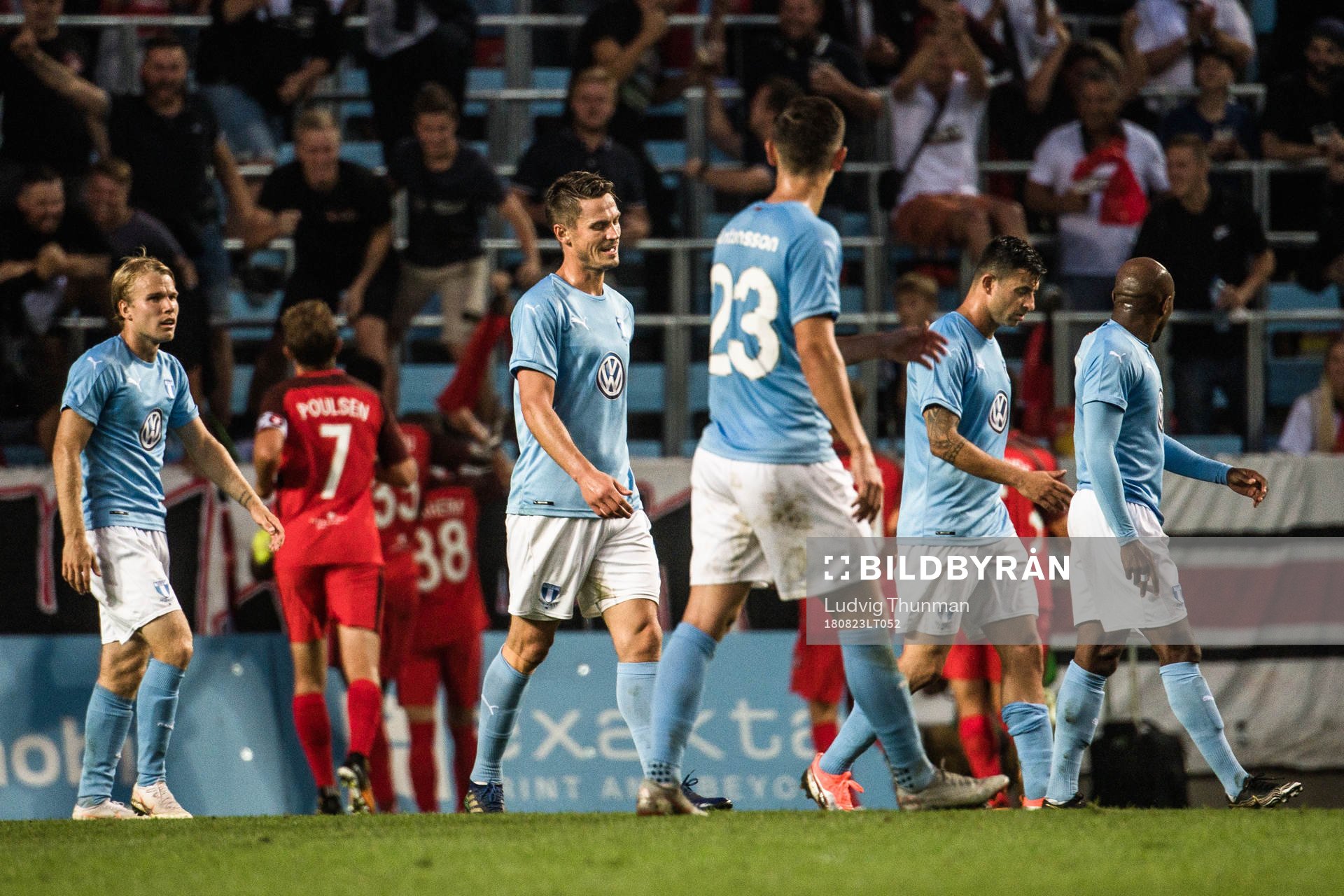 Markus Rosenberg of Malmö FF looks dejected