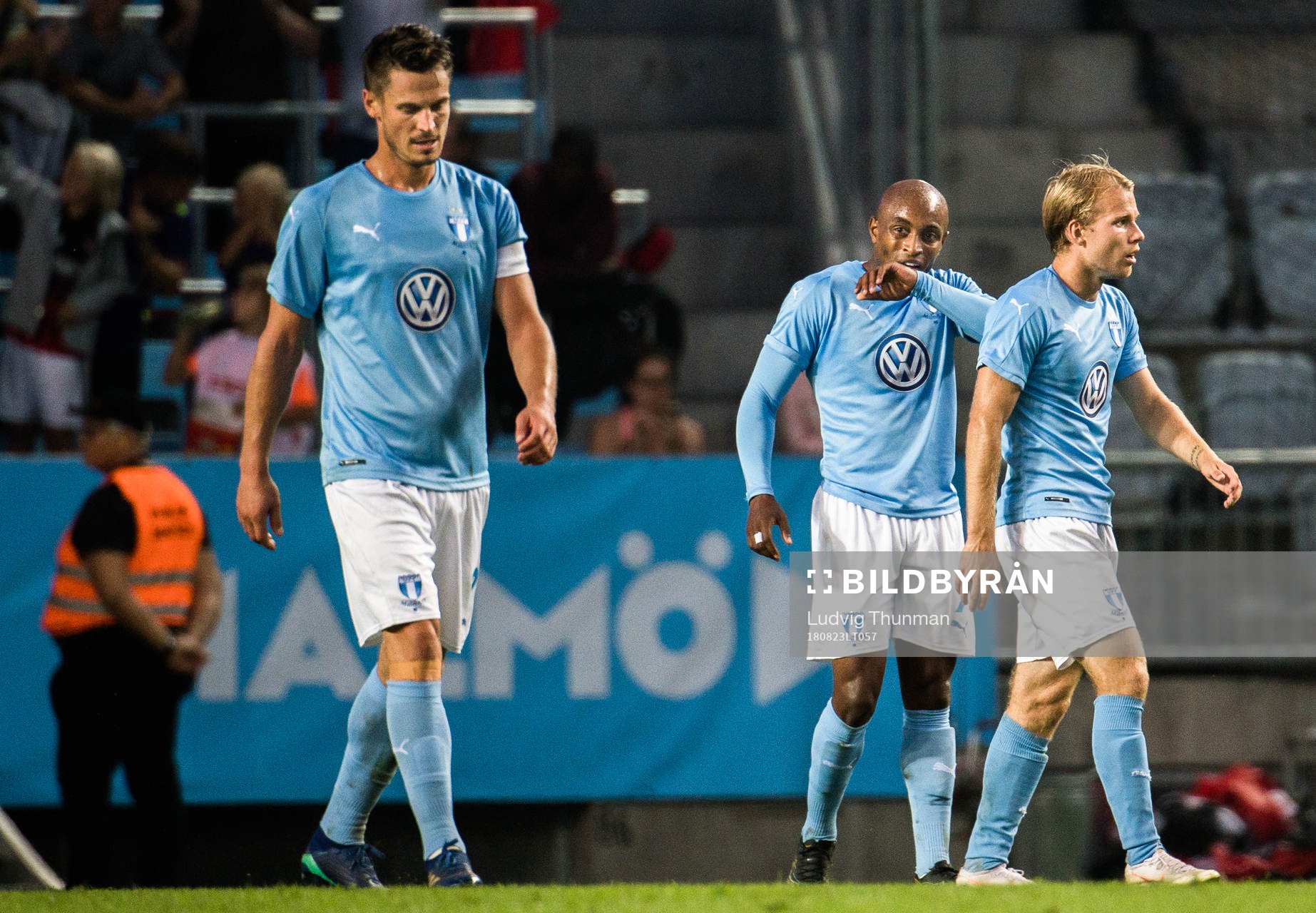 Markus Rosenberg , Fouad Bachirou and Oscar Lewicki of