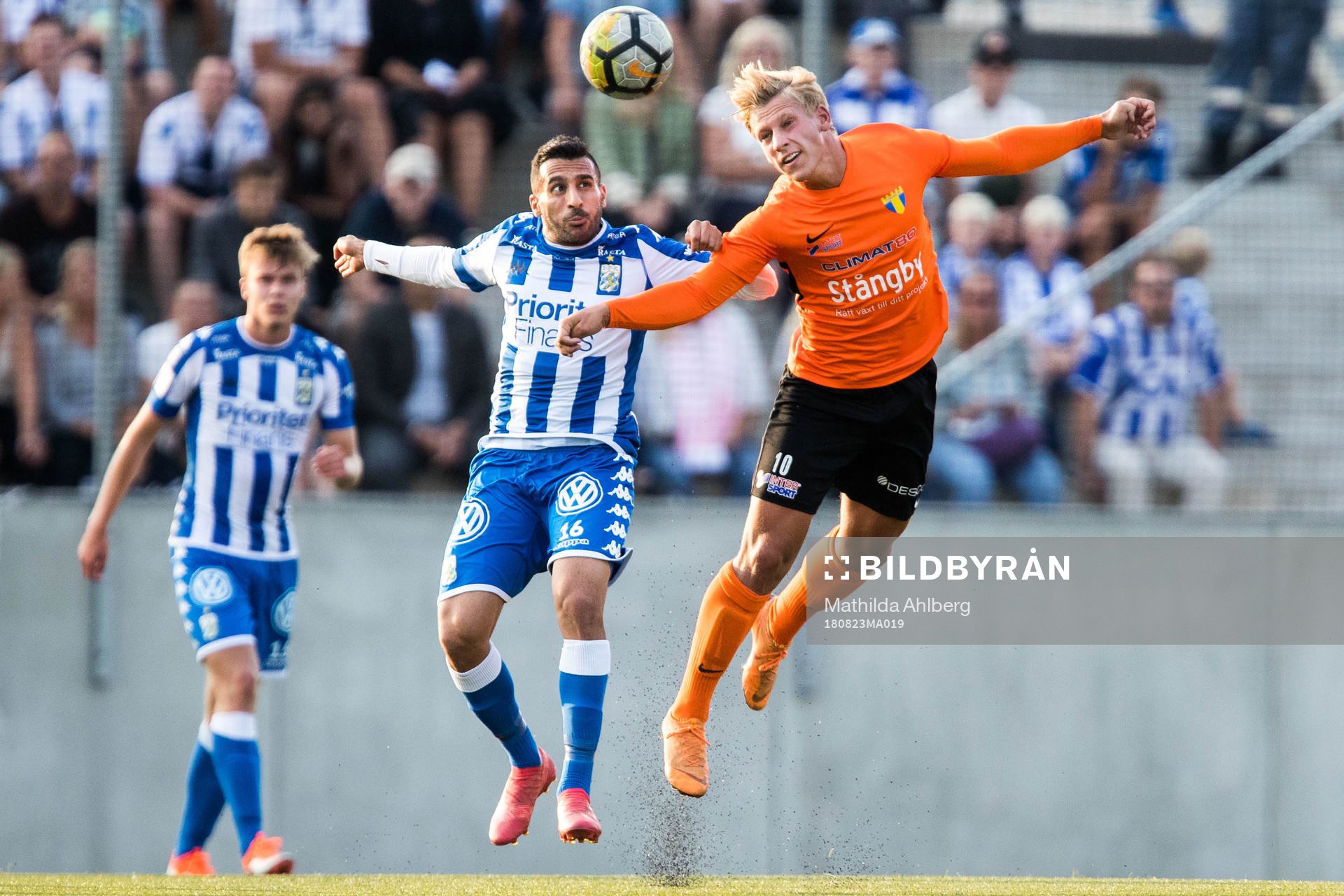 IFK Göteborgs Sargon Abraham och Torns Tobias Karlsson
