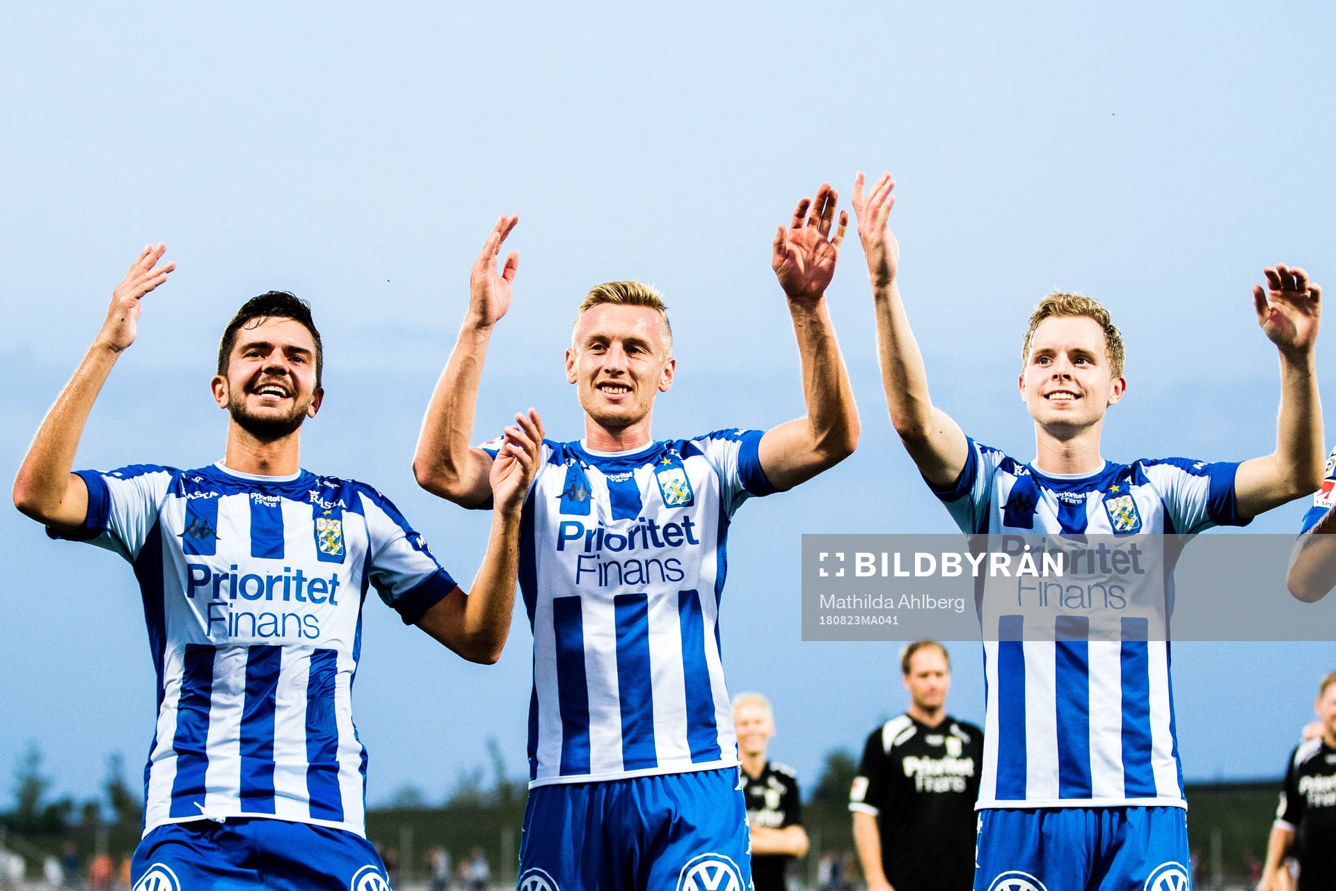 IFK Göteborgs Fredrik Oldrup Jensen, Sebastian Ohlsson och