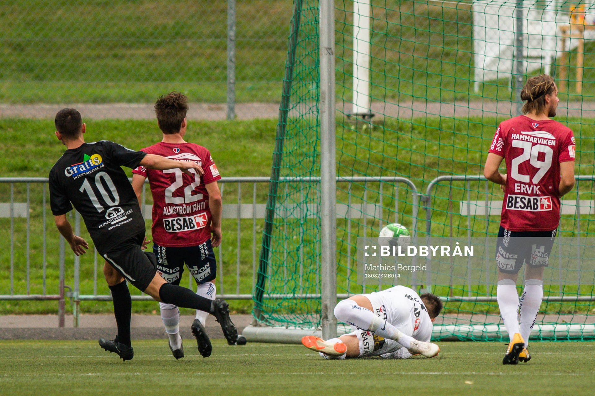 Hisingbackas Haris Skenderovic gör 1-1