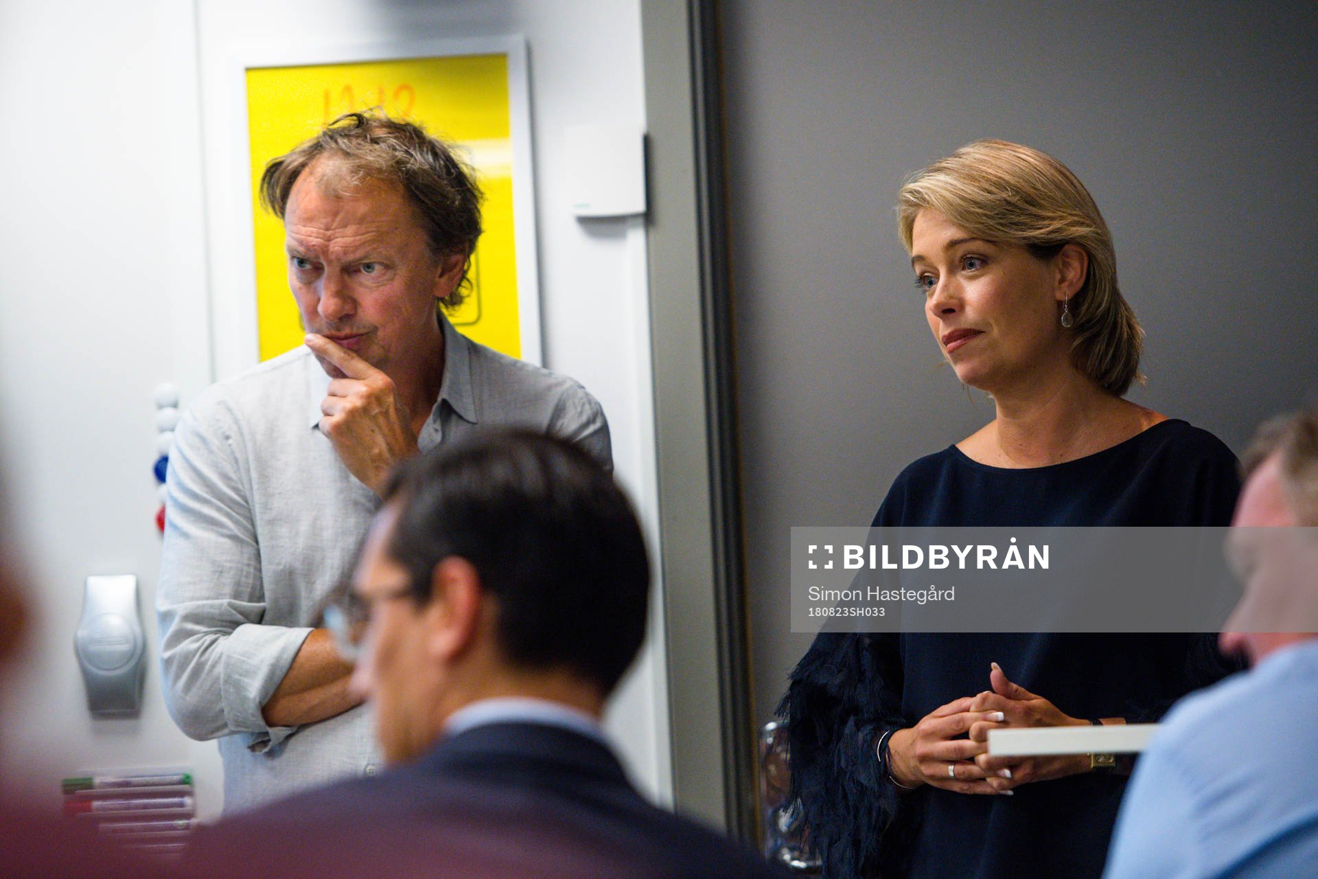 Lennart Ekdal och Idrottsminister Annika Strandhäll