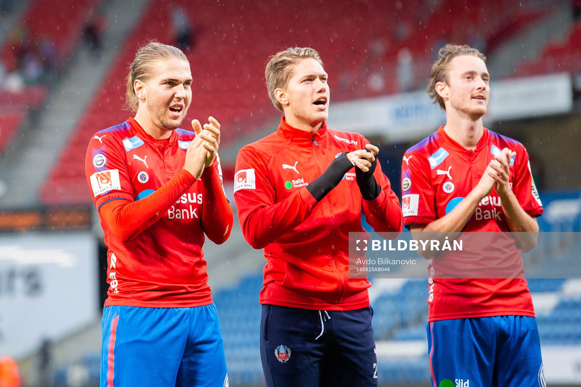 Helsingborgs Charlie Weberg jublar