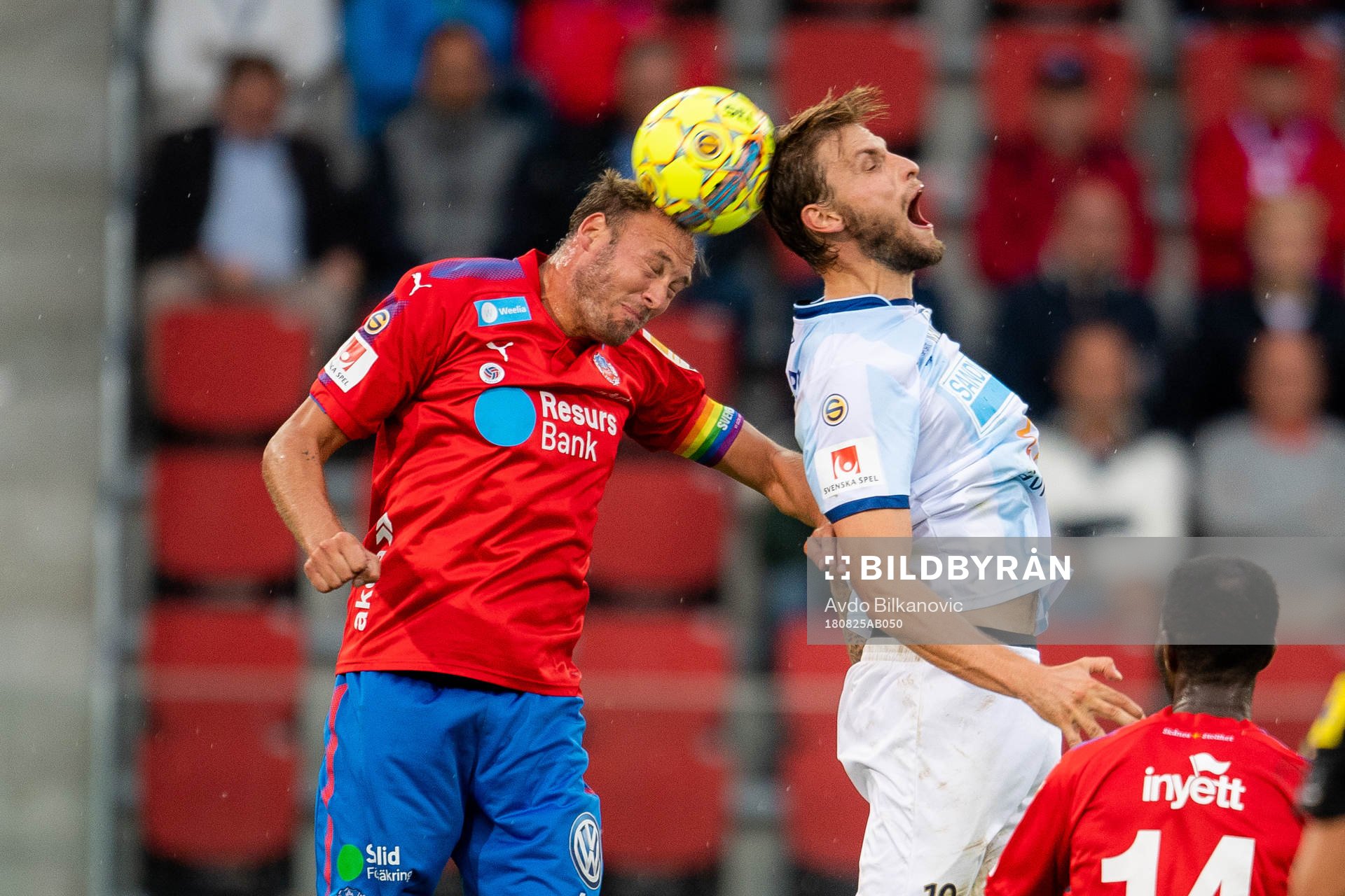 Helsingborgs Andreas Granqvist i nickduell mot Gefles Erik