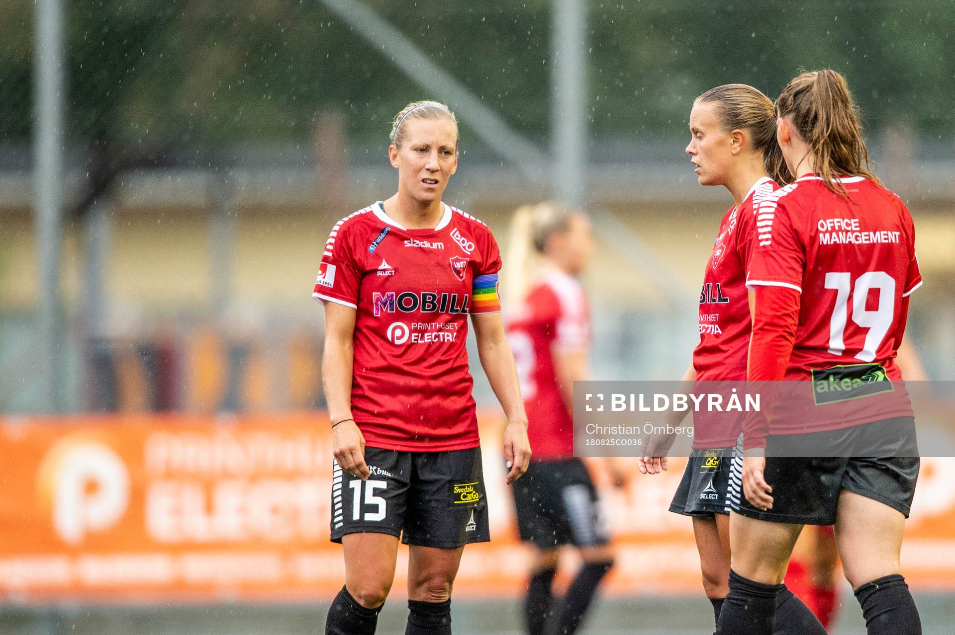 Limhamn Bunkeflos Mia Persson, Elin Björklund och Rebecka