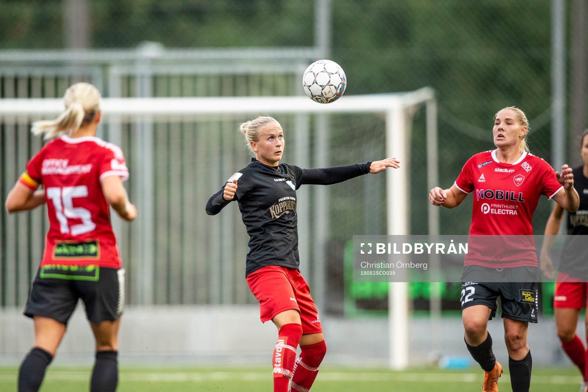 Göteborgs Filippa Curmark mot Limhamn Bunkeflos Mia