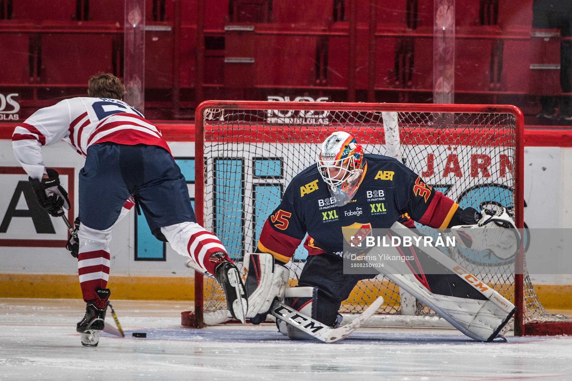 All-Stars Nord forward Rikard Rakell fri mot Djurgården