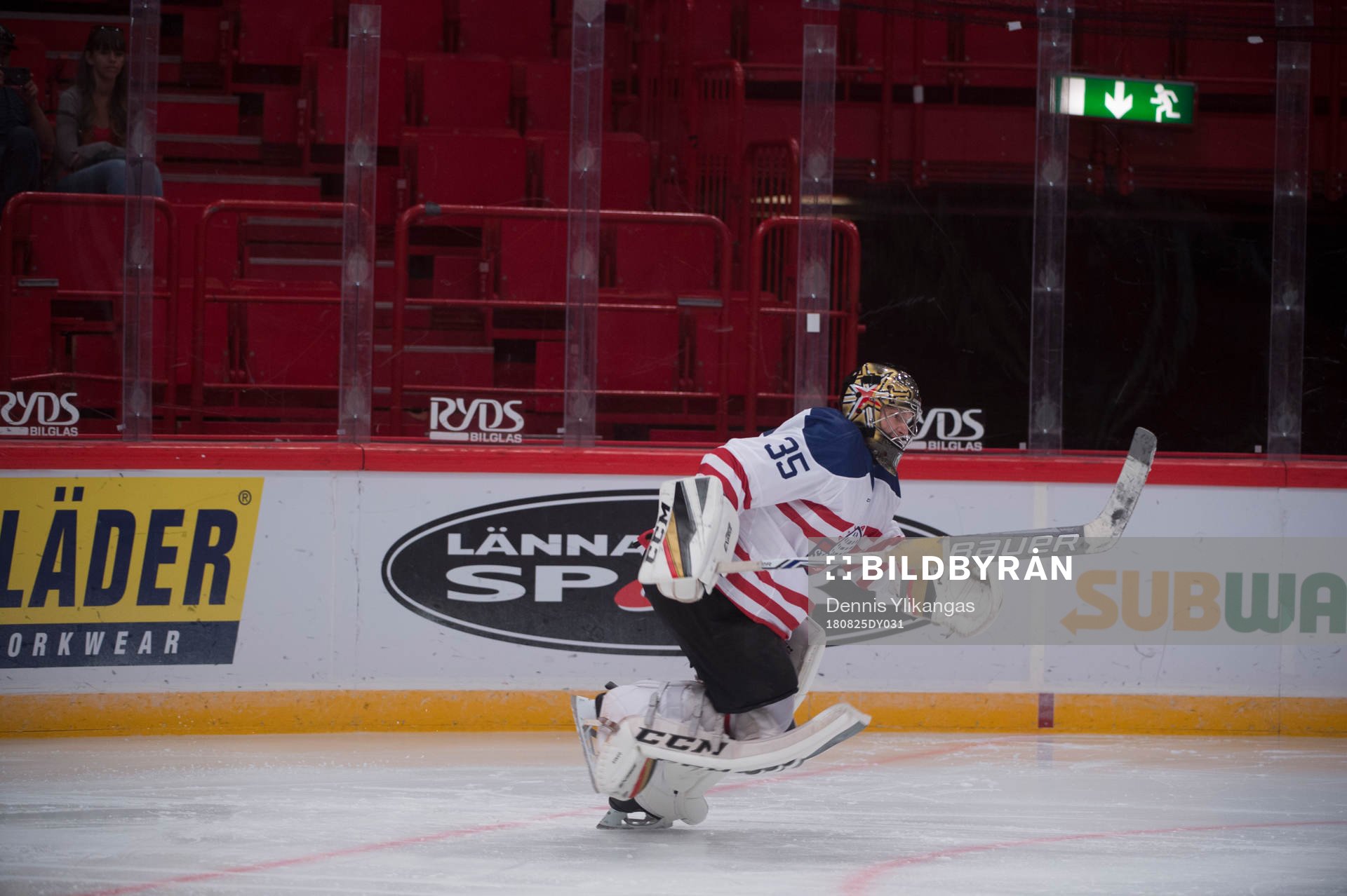 All-Stars Nord målvakt Oscar Dansk