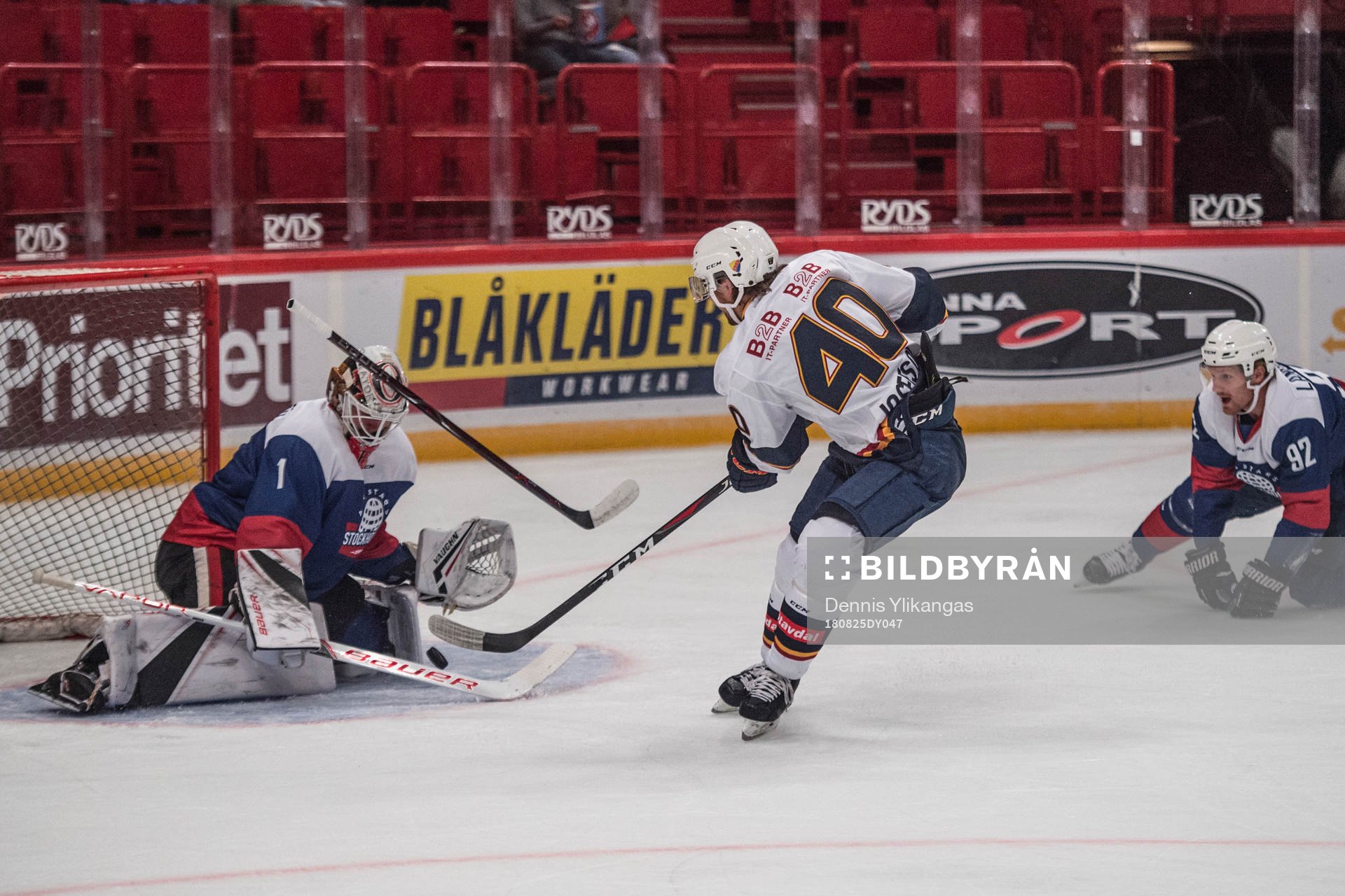 forward Jacob Josefson med ett friläge mesans All-Stars