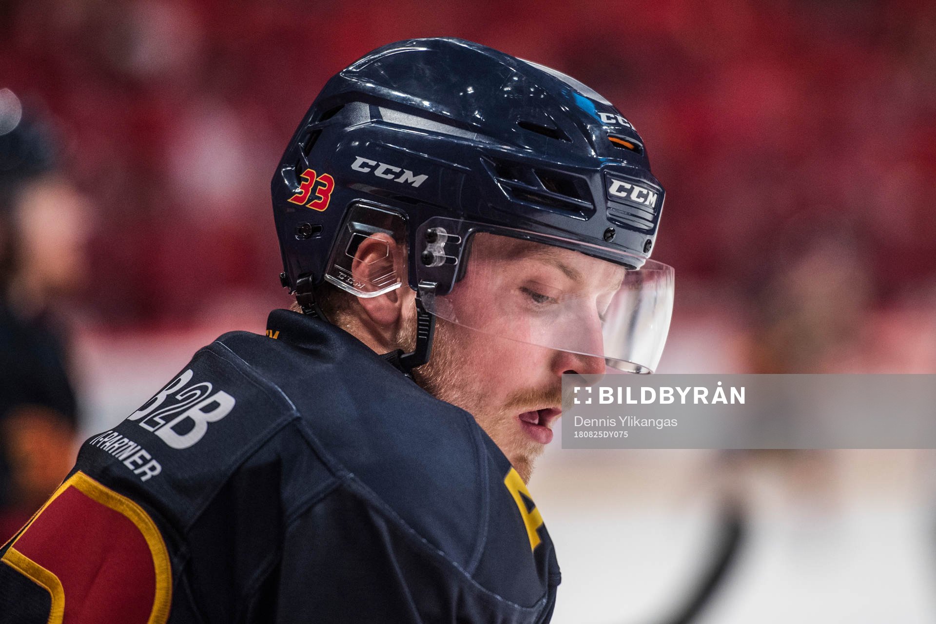 back Linus Hultström ser deppig ut