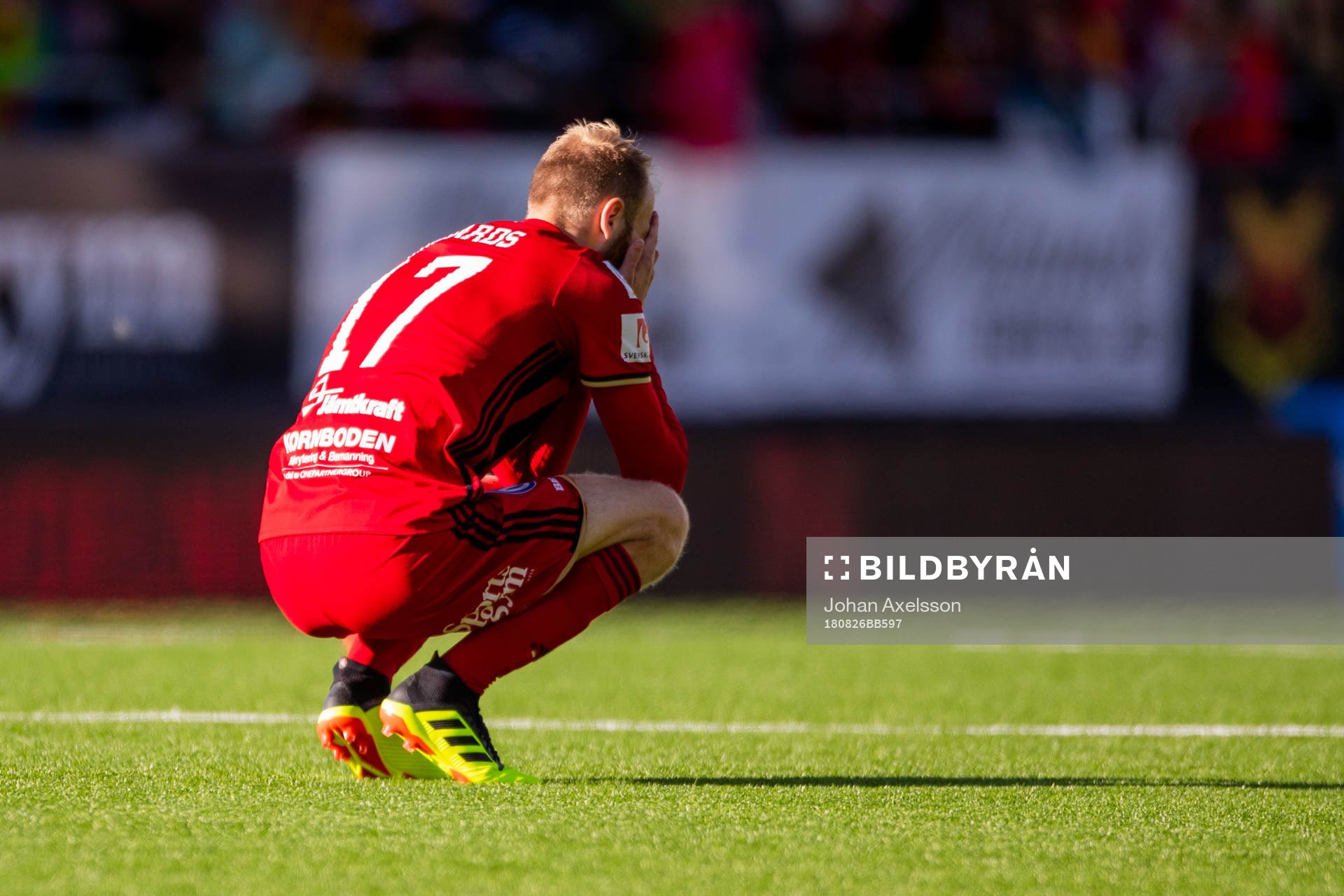 Östersunds Curtis Edwards deppar