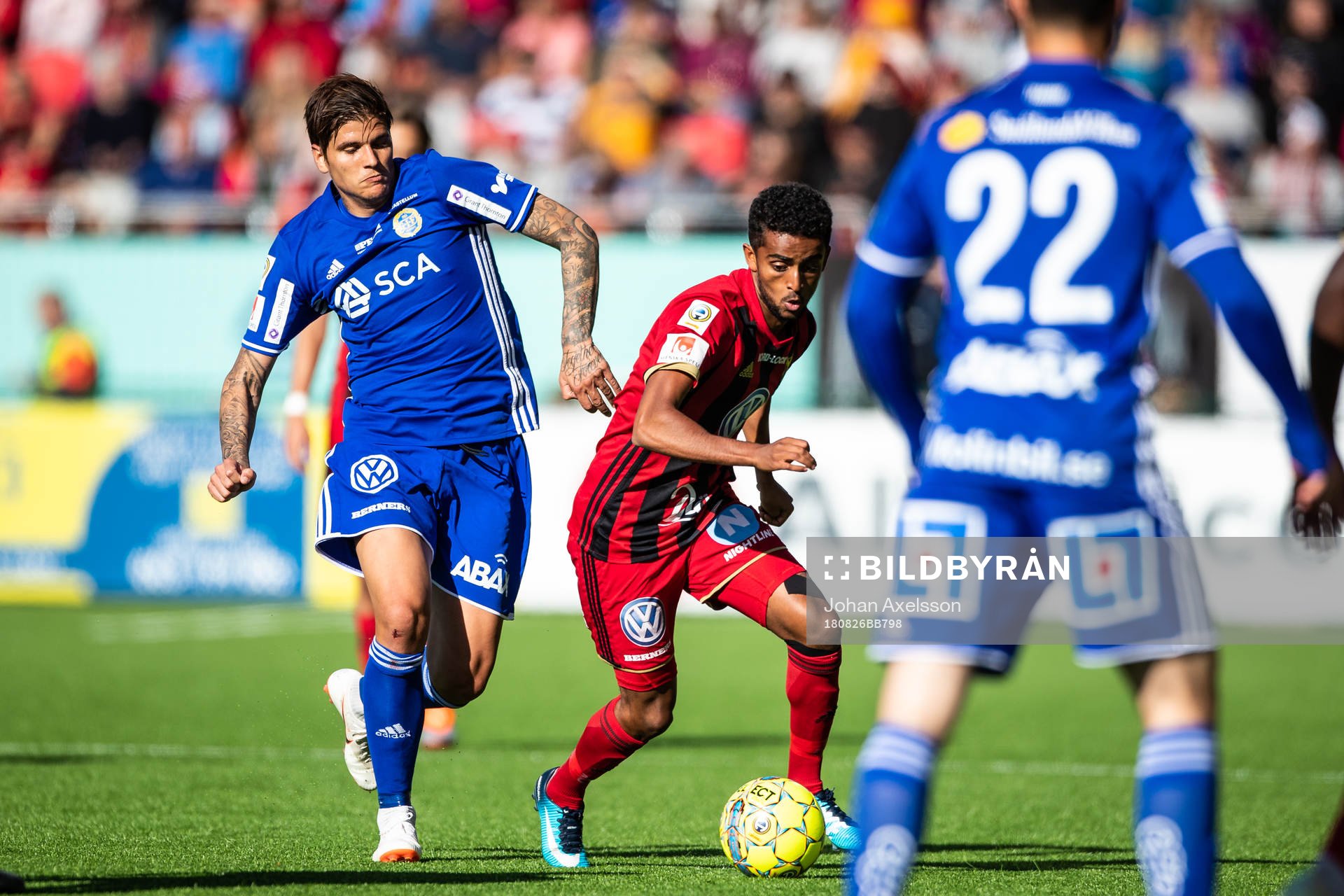 Sundsvalls David Batanero  och Östersunds Tesfaldet Tekie