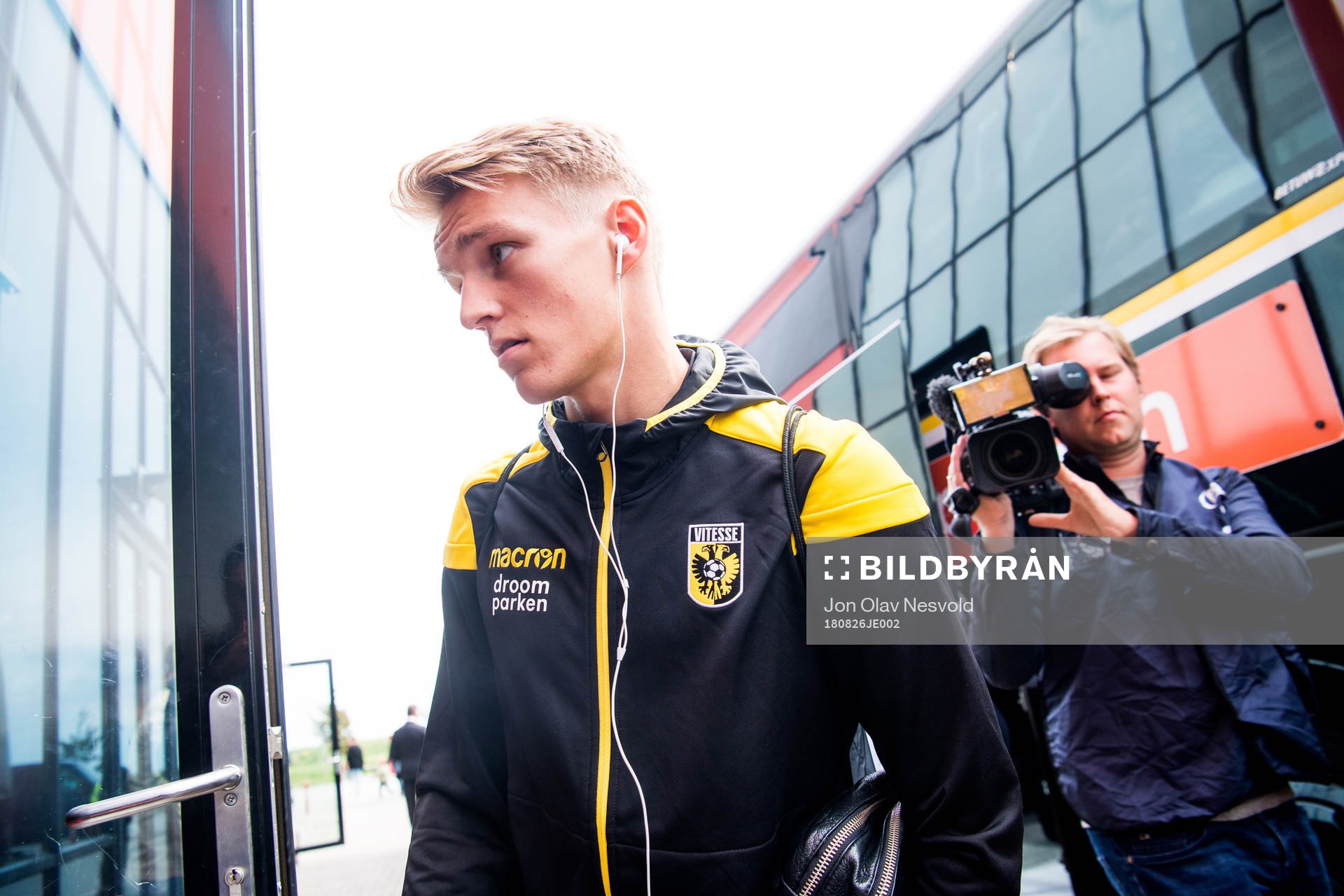 Martin Ødegaard of Vitesse arrives