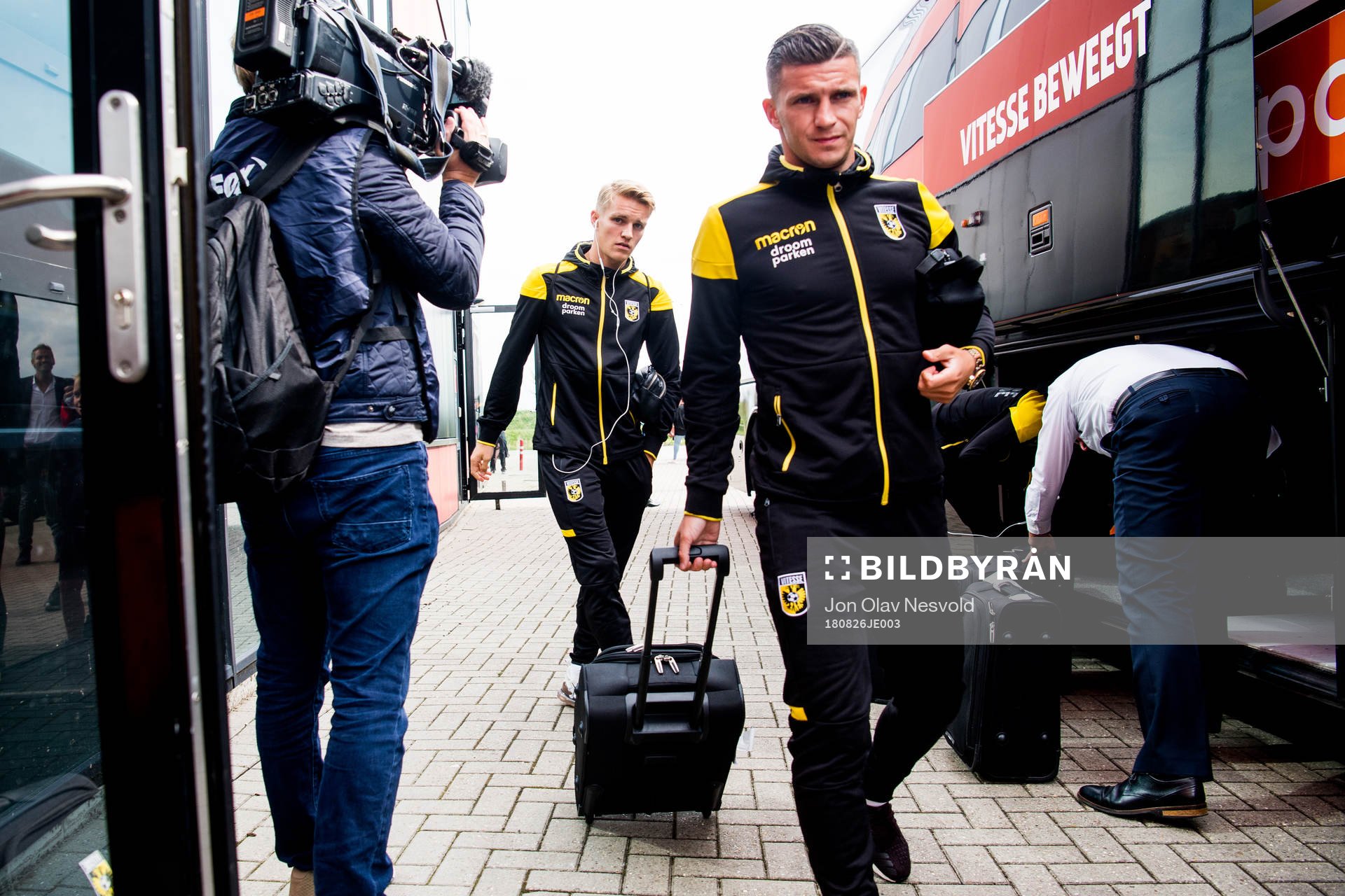 Martin Ødegaard of Vitesse arrives
