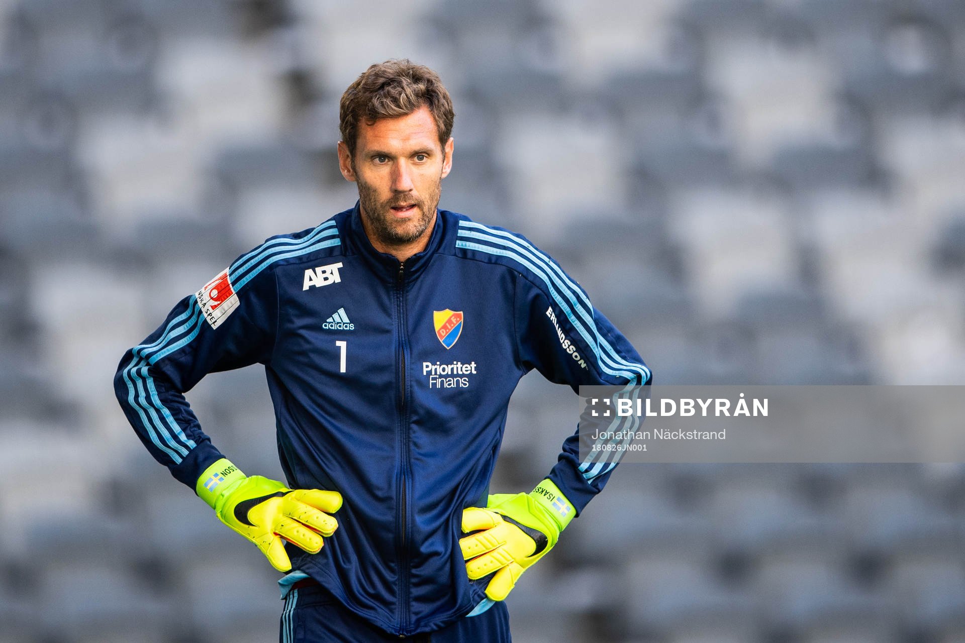 Djurgårdens målvakt Andreas Isaksson