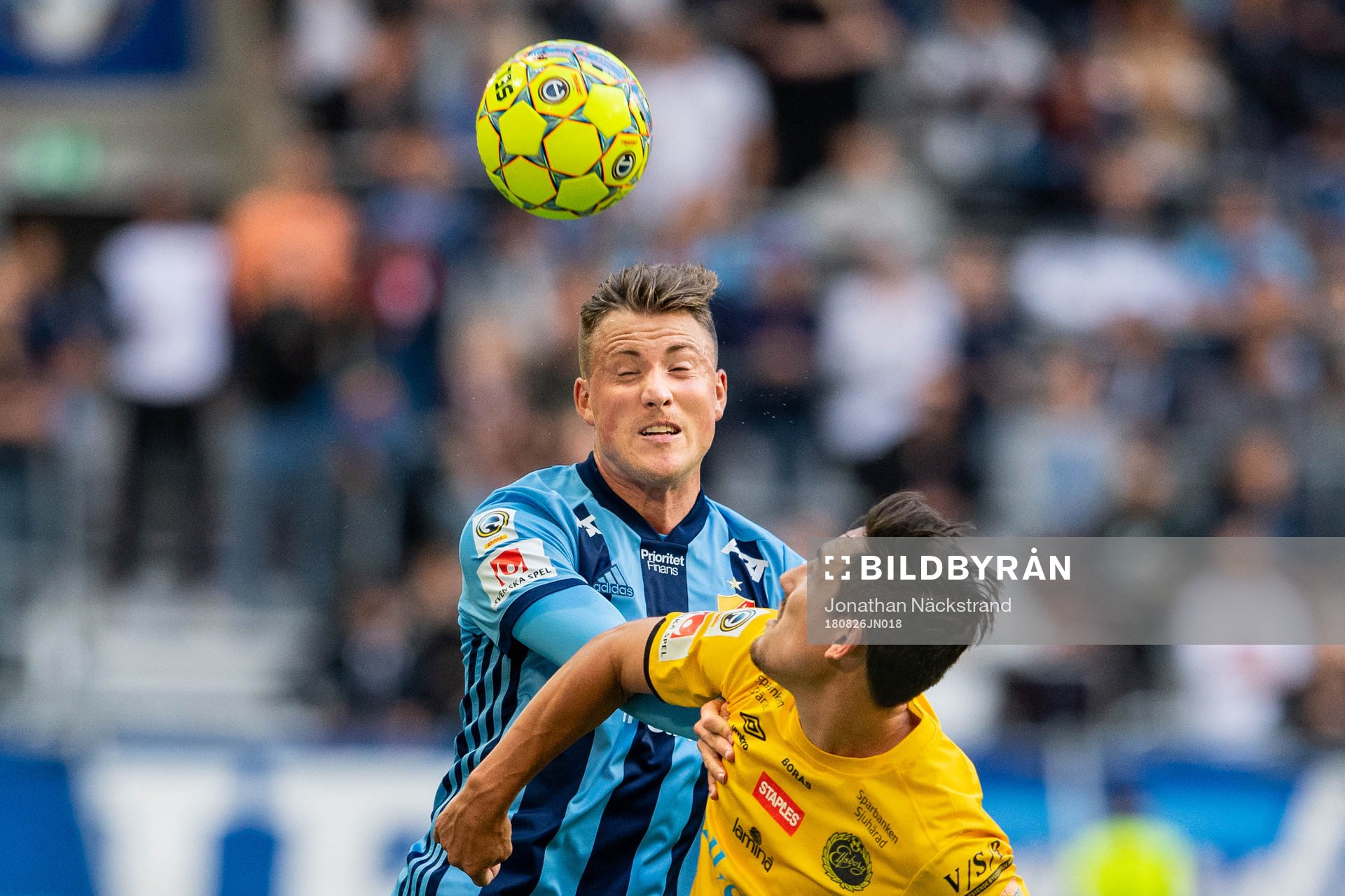 Djurgårdens Fredrik Ulvestad och Elfsborgs Stefan Ishizaki