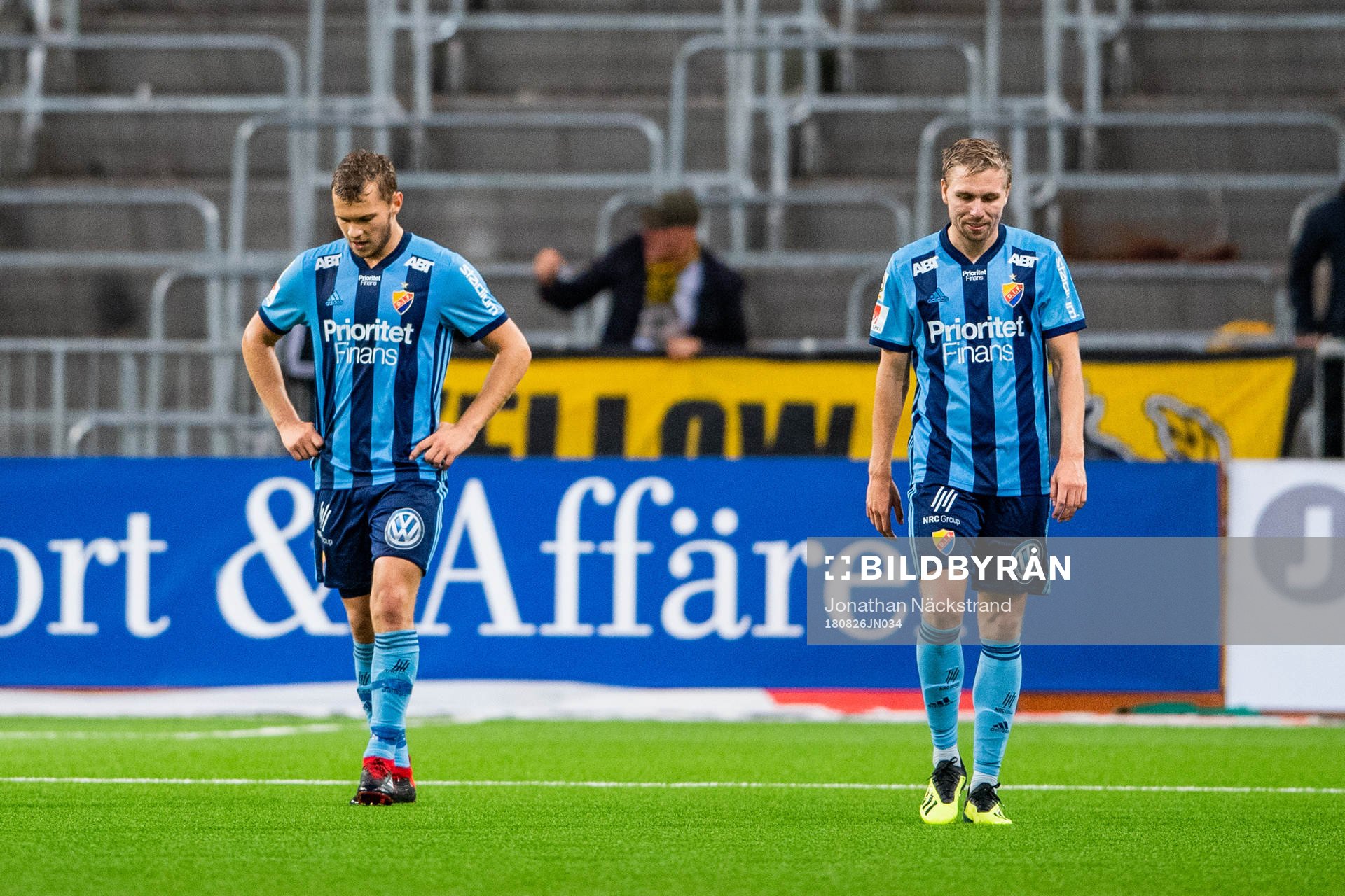 Djurgårdens spelare deppar