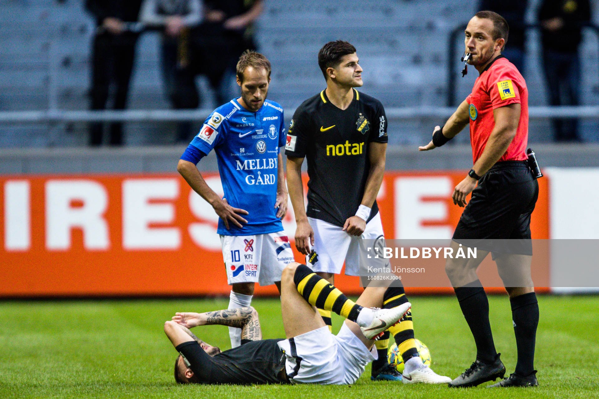 s Alexander Milosevic har ont