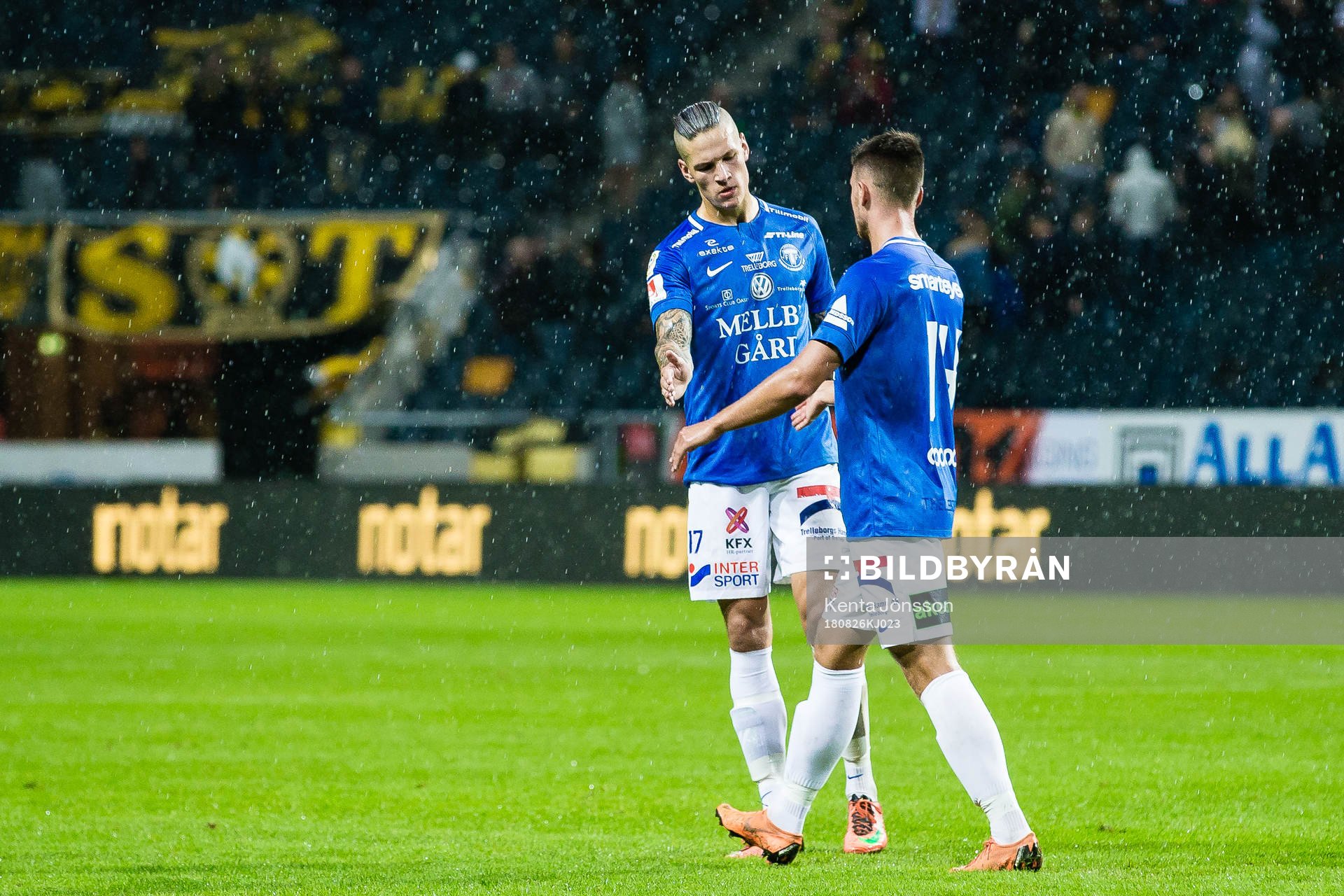 Trelleborgs Isak Jönsson deppar med Alexander Blomqvist