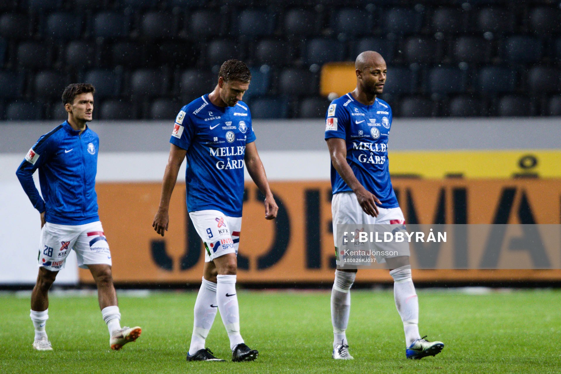 Trelleborgs Salif Camara Jönsson och Marcus Pode deppar