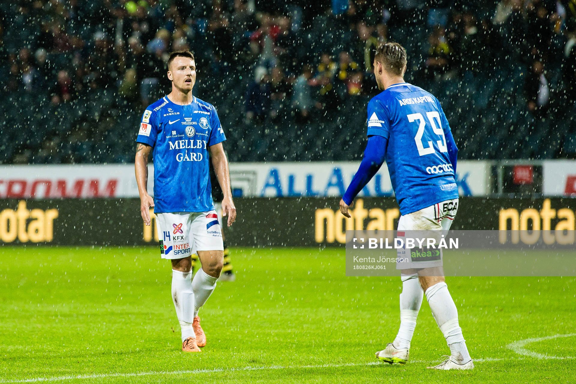 Trelleborgs Alexander Blomqvist och Jasmin Sudic deppar