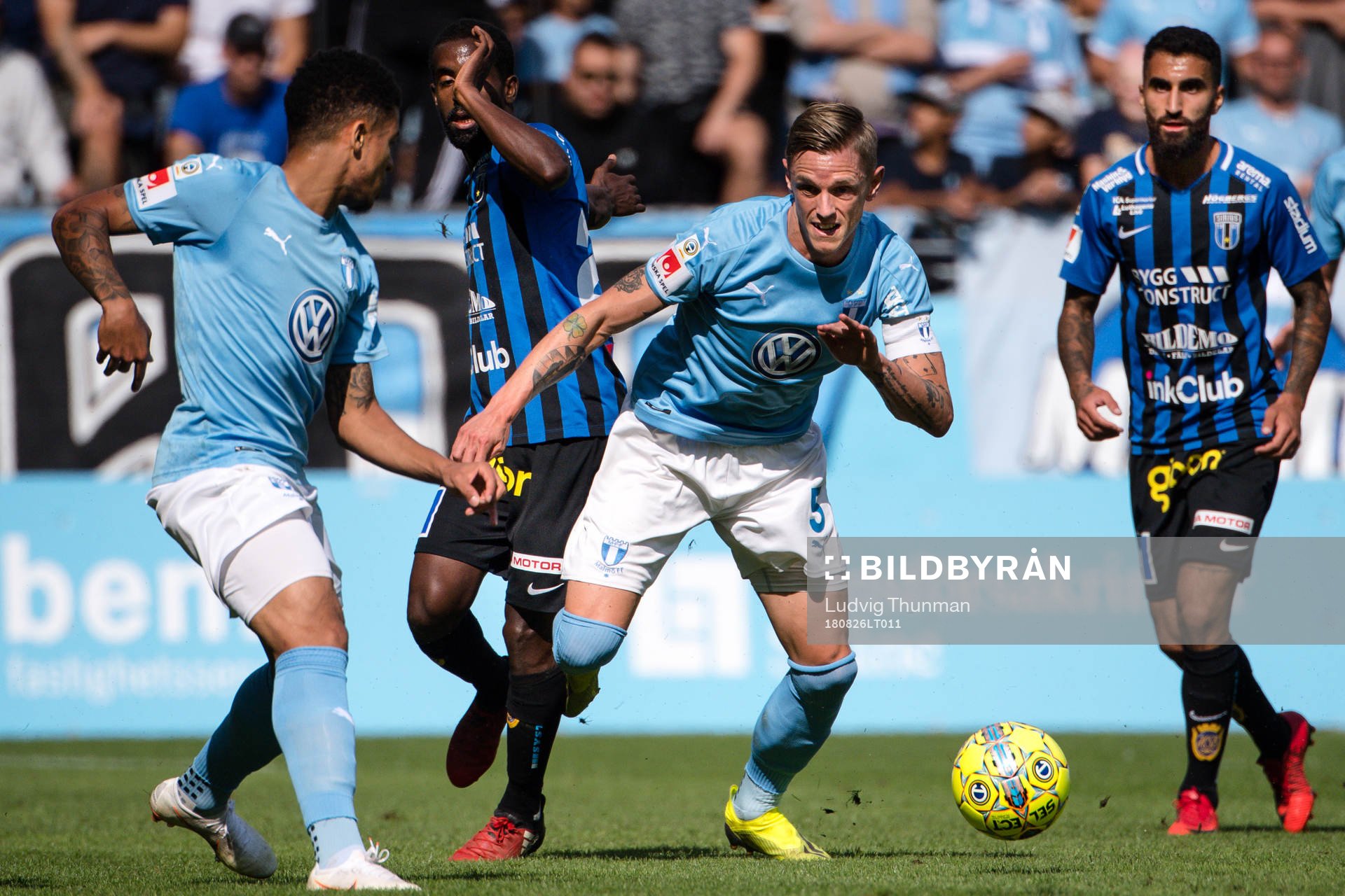 Malmö FFs Romain Gall och Sören Rieks