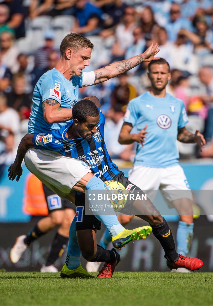Malmö FFs Sören Rieks och Sirius Mohammed Saeid