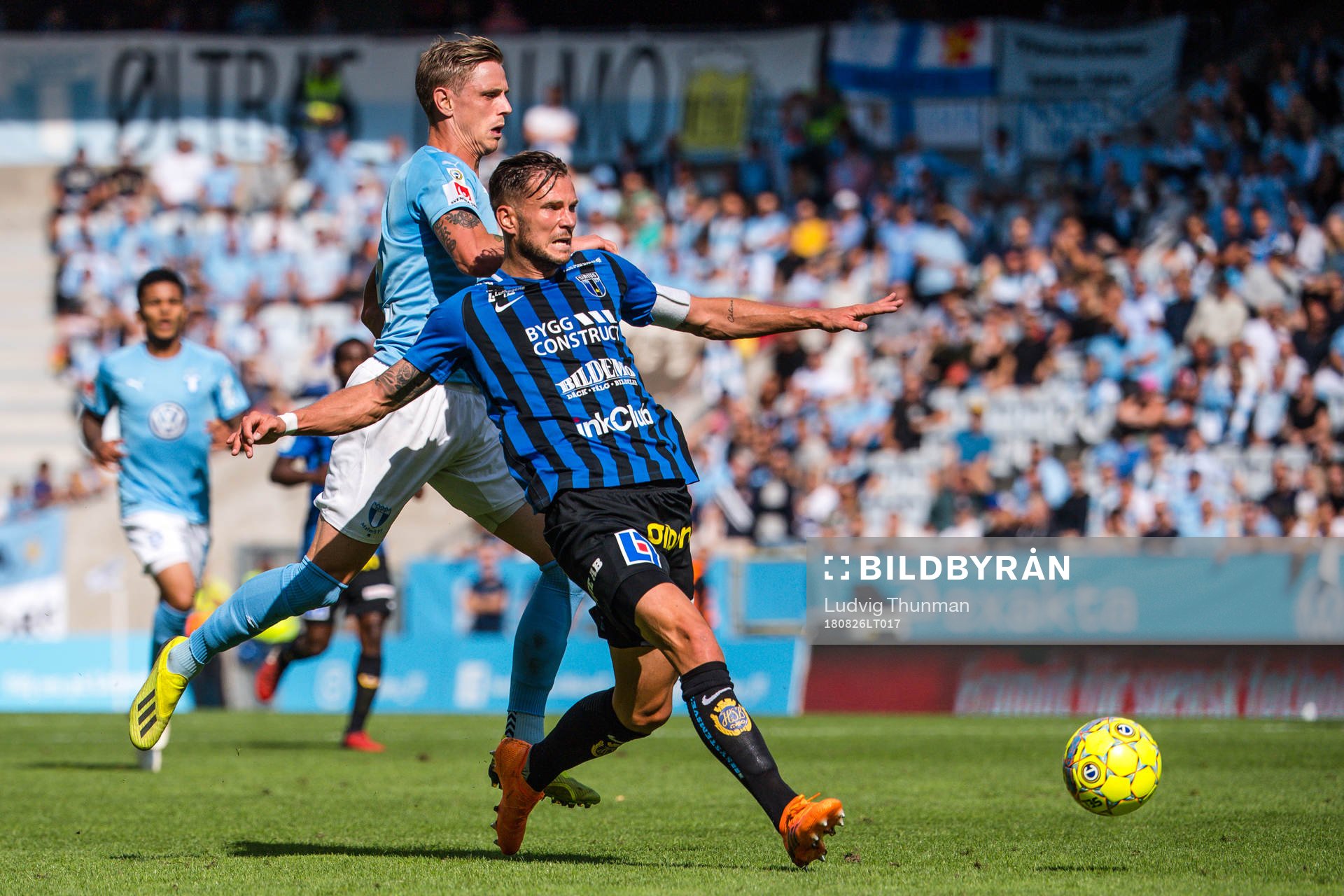 Malmö FFs Sören Rieks och Sirius Robert Åhman Persson