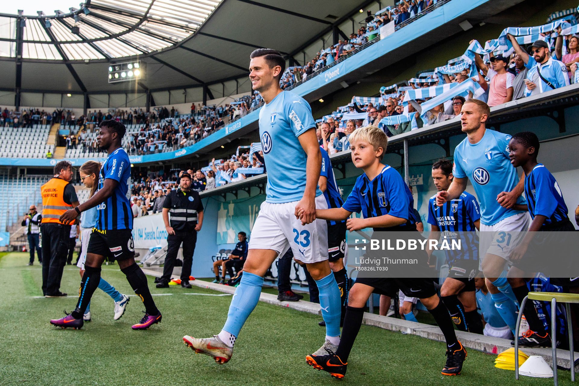 Malmö FFs Marcus Antonsson och Franz Brorsson går på plan
