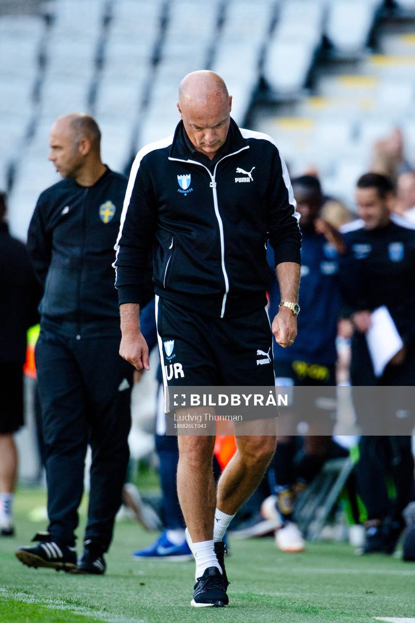 Malmö FFs tränare Uwe Rösler deppar