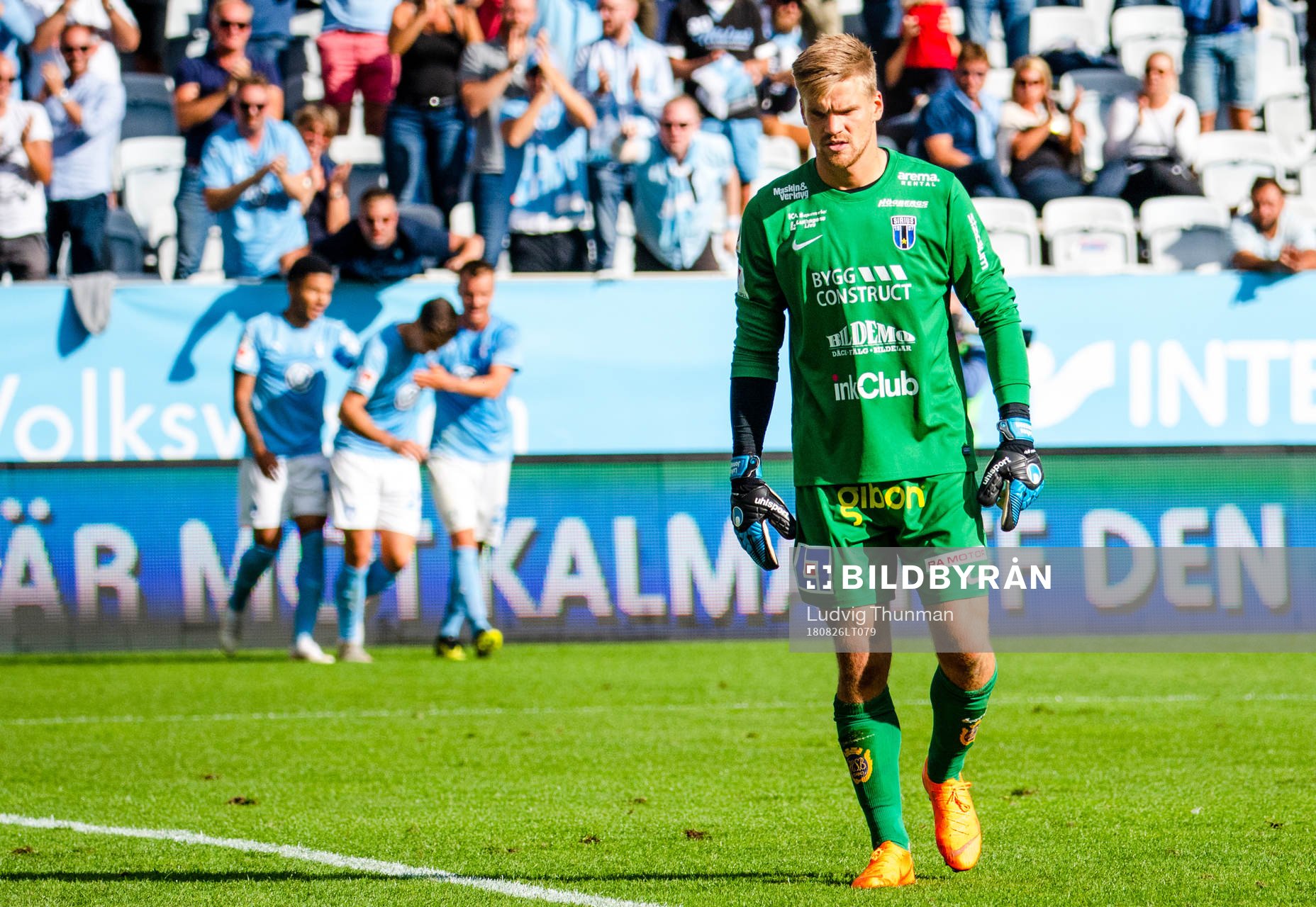 Sirius målvakt Lukas Jonsson deppar