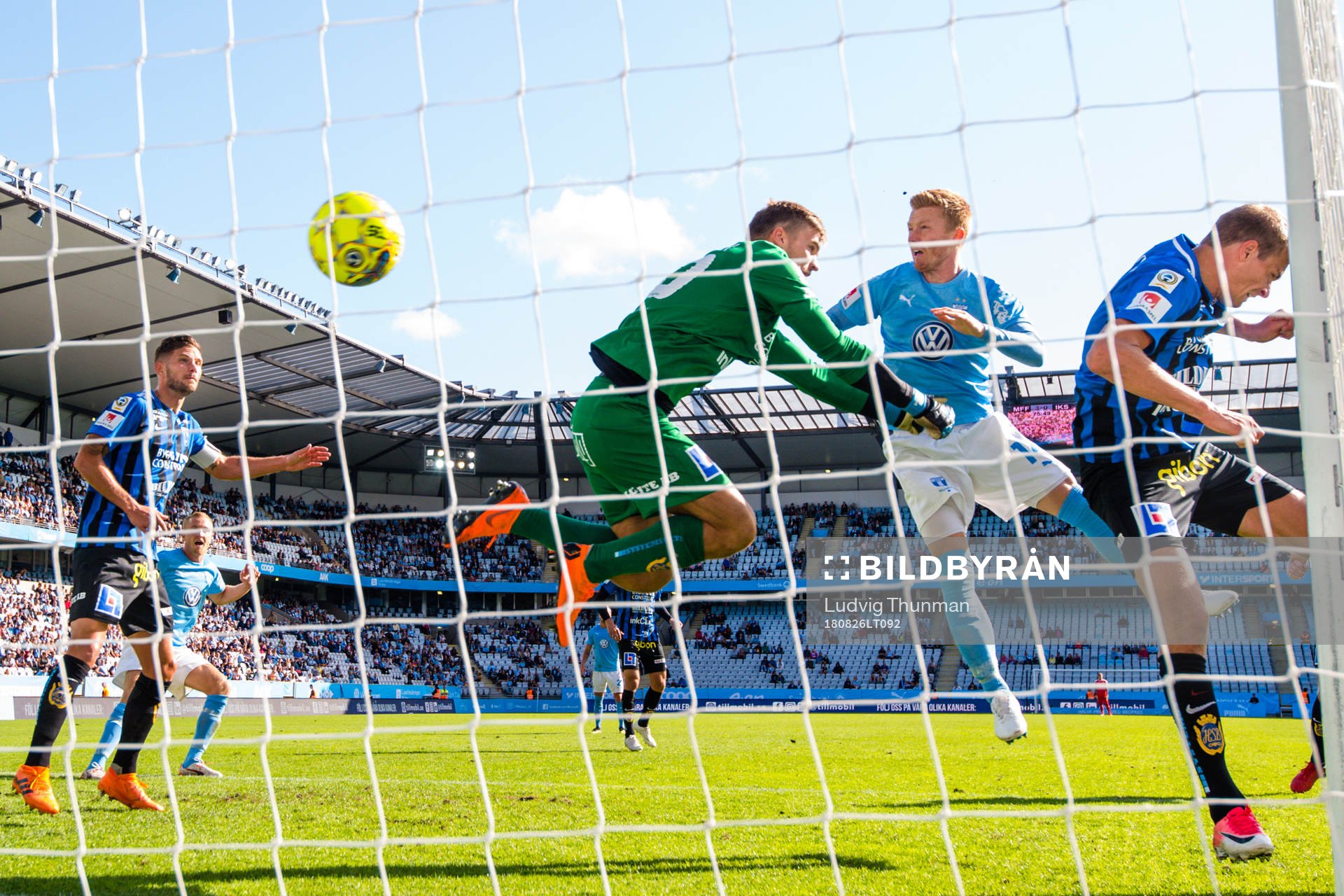 Malmö FFs Anders Christiansen gör 4-0 bakom Sirius