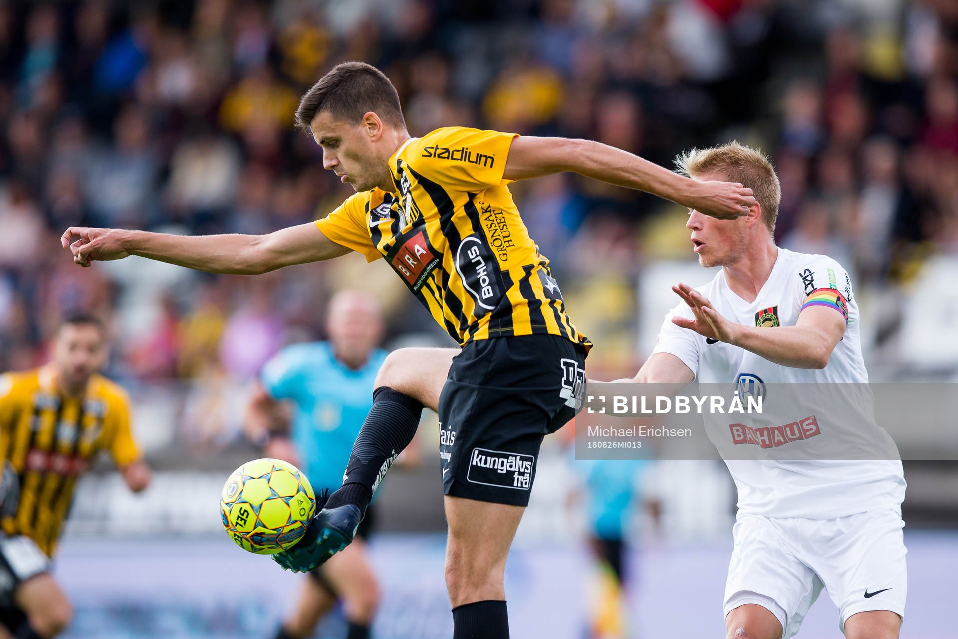 Häckens Alexander Jeremejeff och Brommapojkarnas Martin
